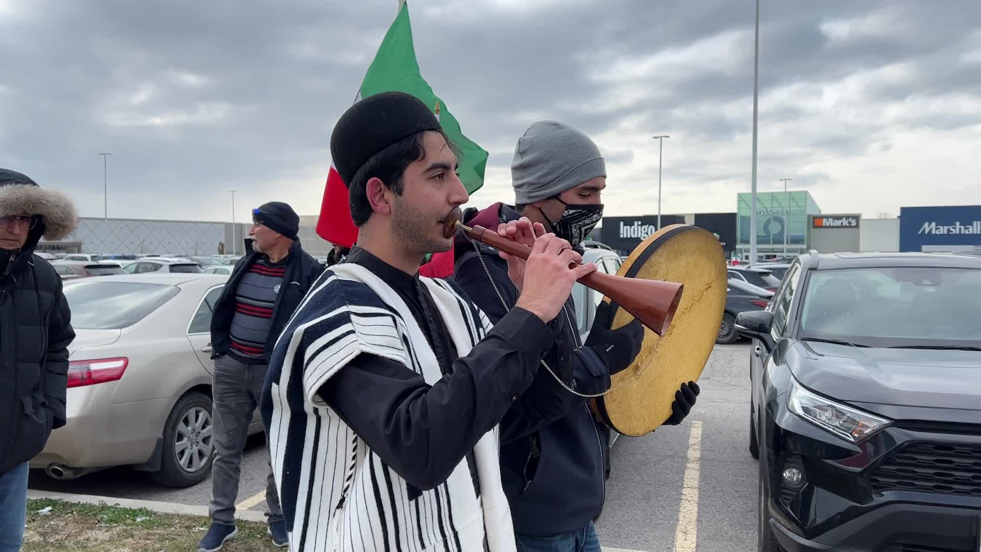 Rally In Support Of Anti-government Protesters In Iran