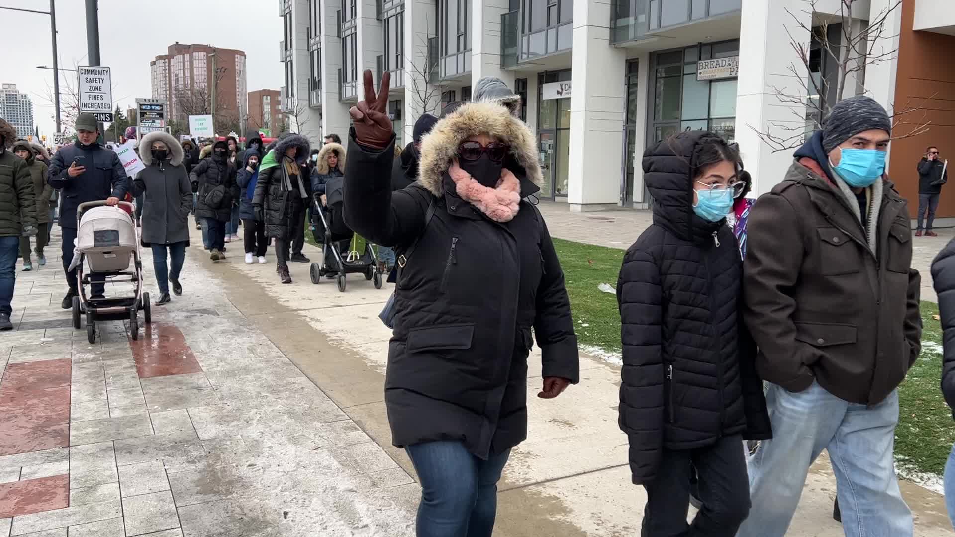 Rally In Support Of Anti-government Protesters In Iran