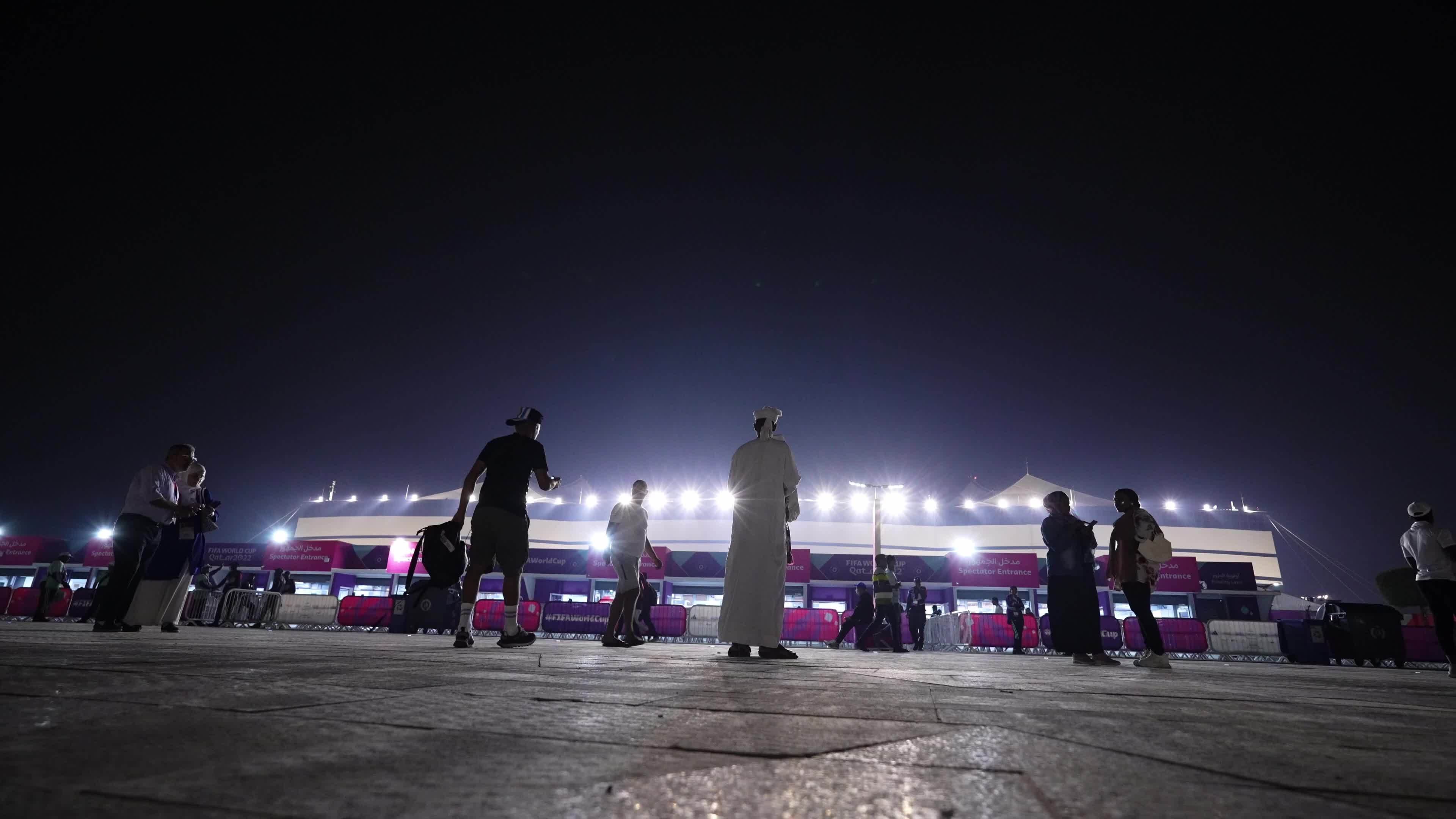 Supporters During The Opening Match Of FIFA World Cup 2022