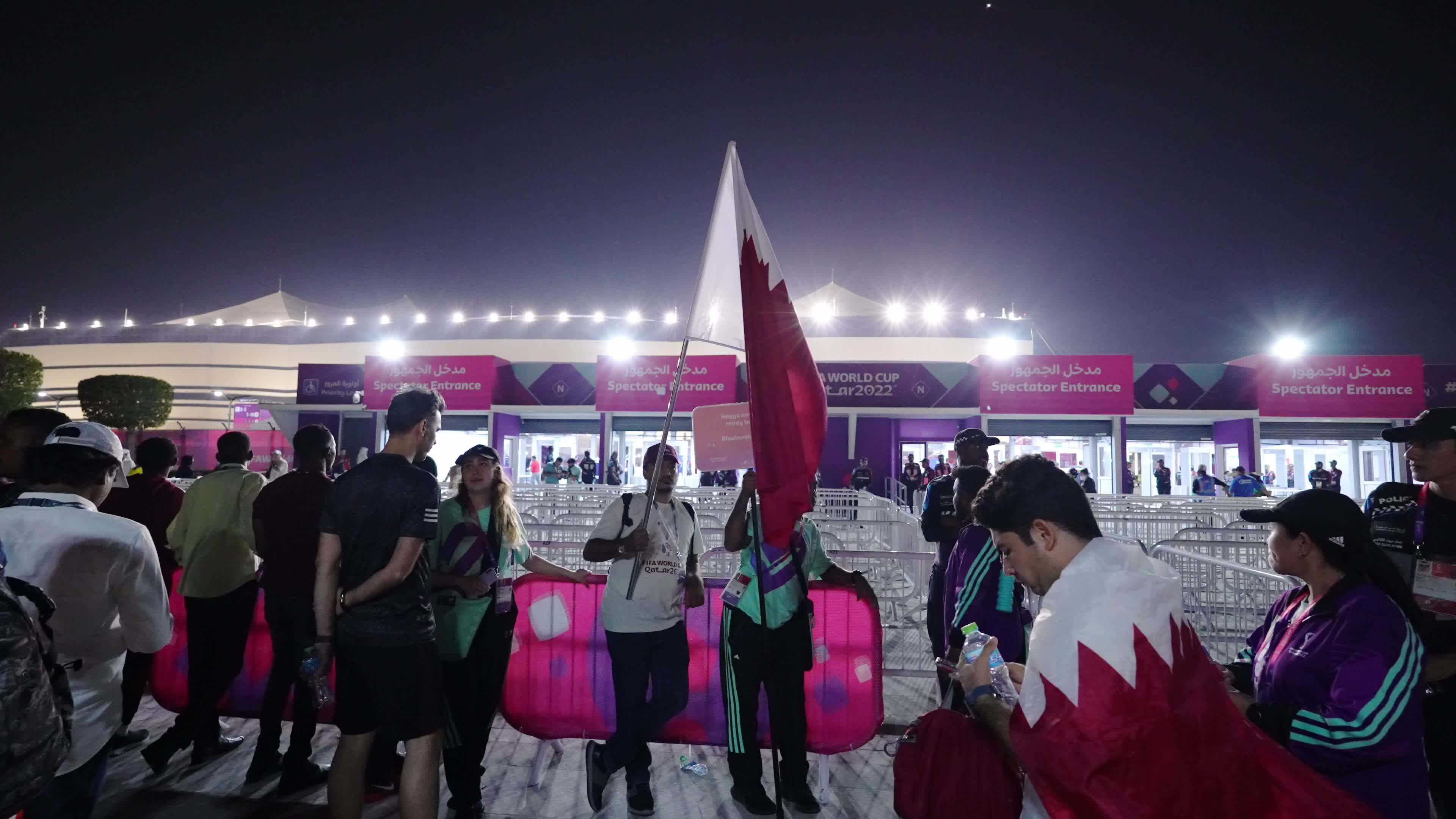 Supporters During The Opening Match Of FIFA World Cup 2022