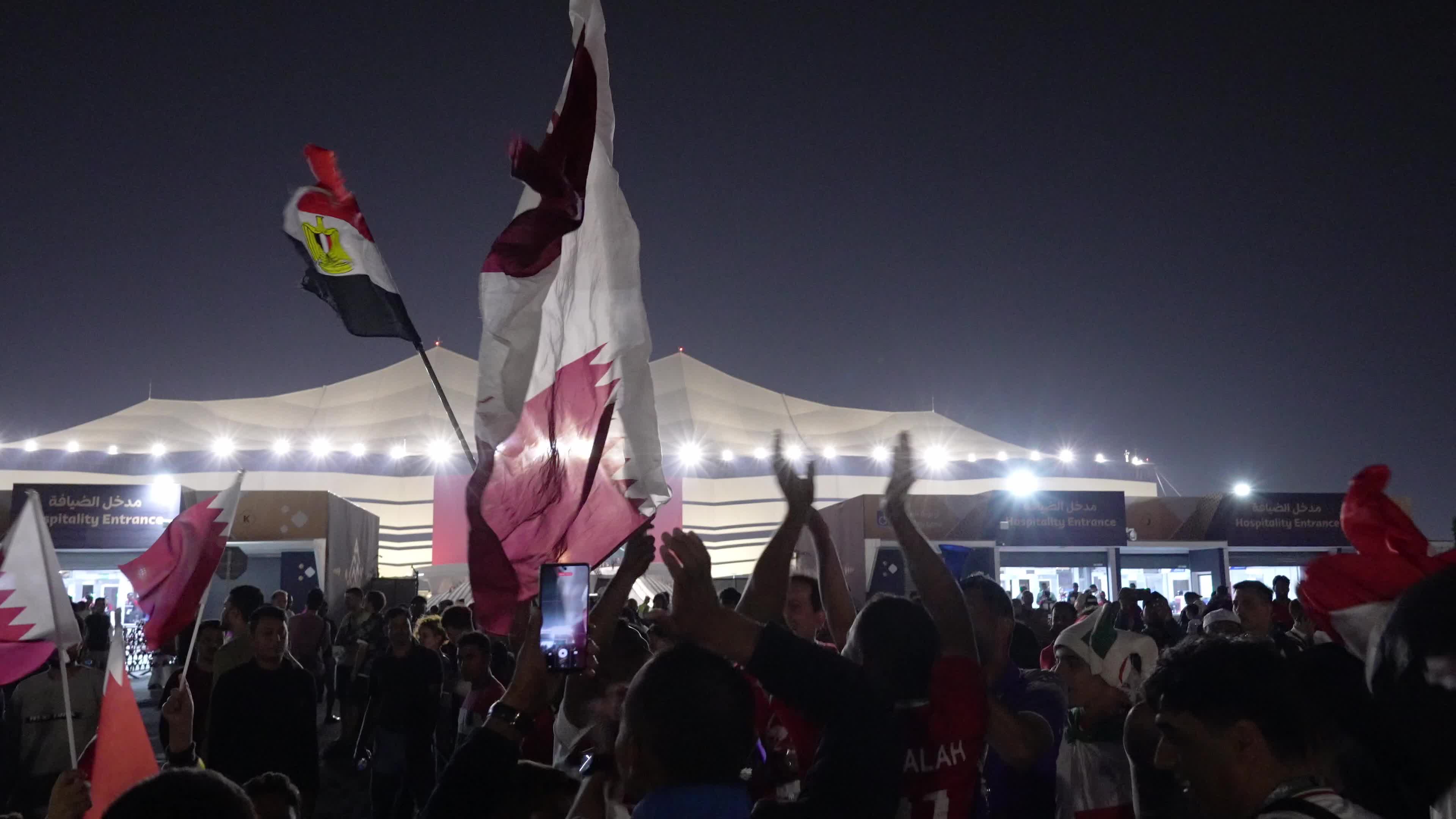 Supporters During The Opening Match Of FIFA World Cup 2022