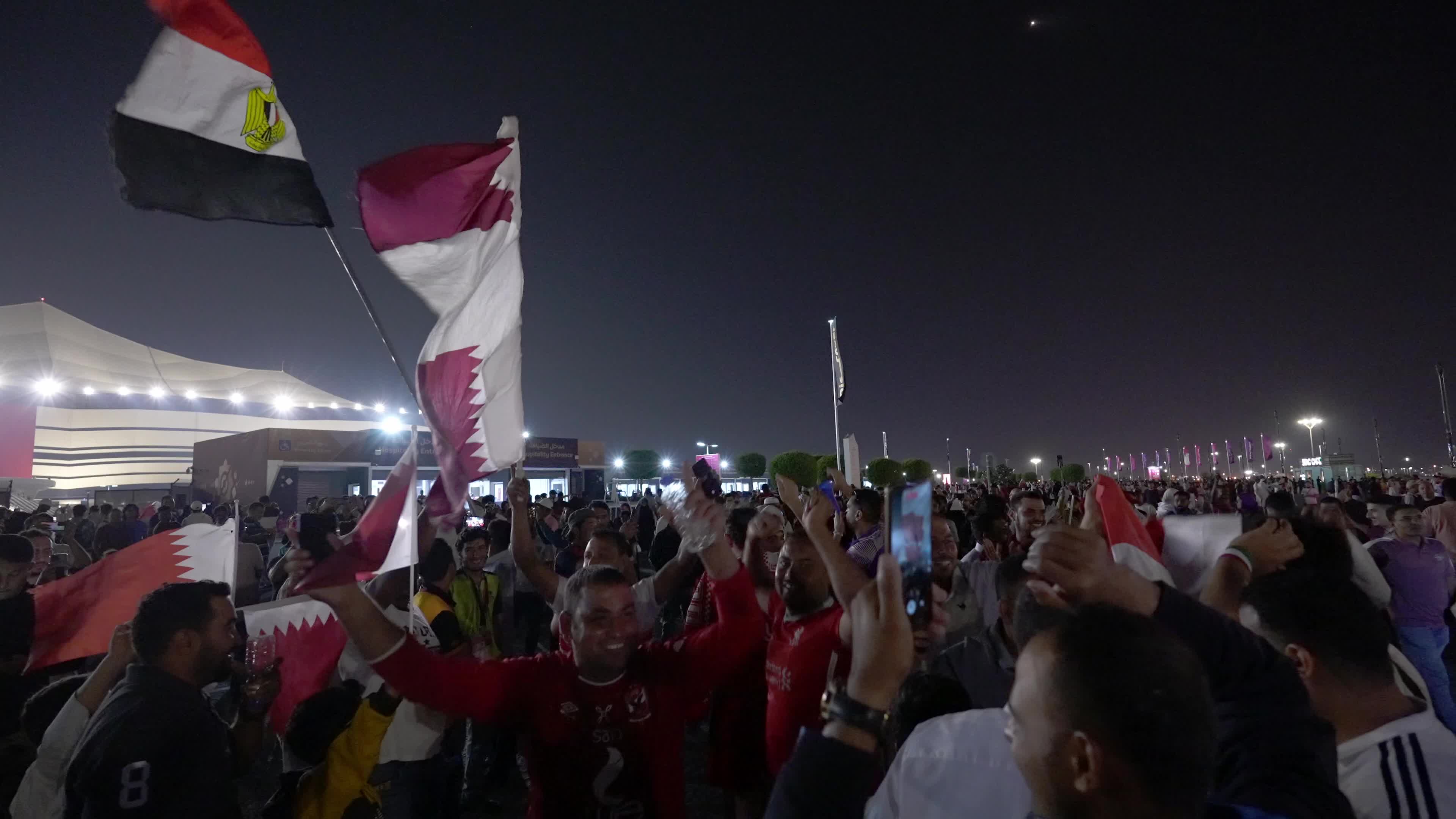 Supporters During The Opening Match Of FIFA World Cup 2022
