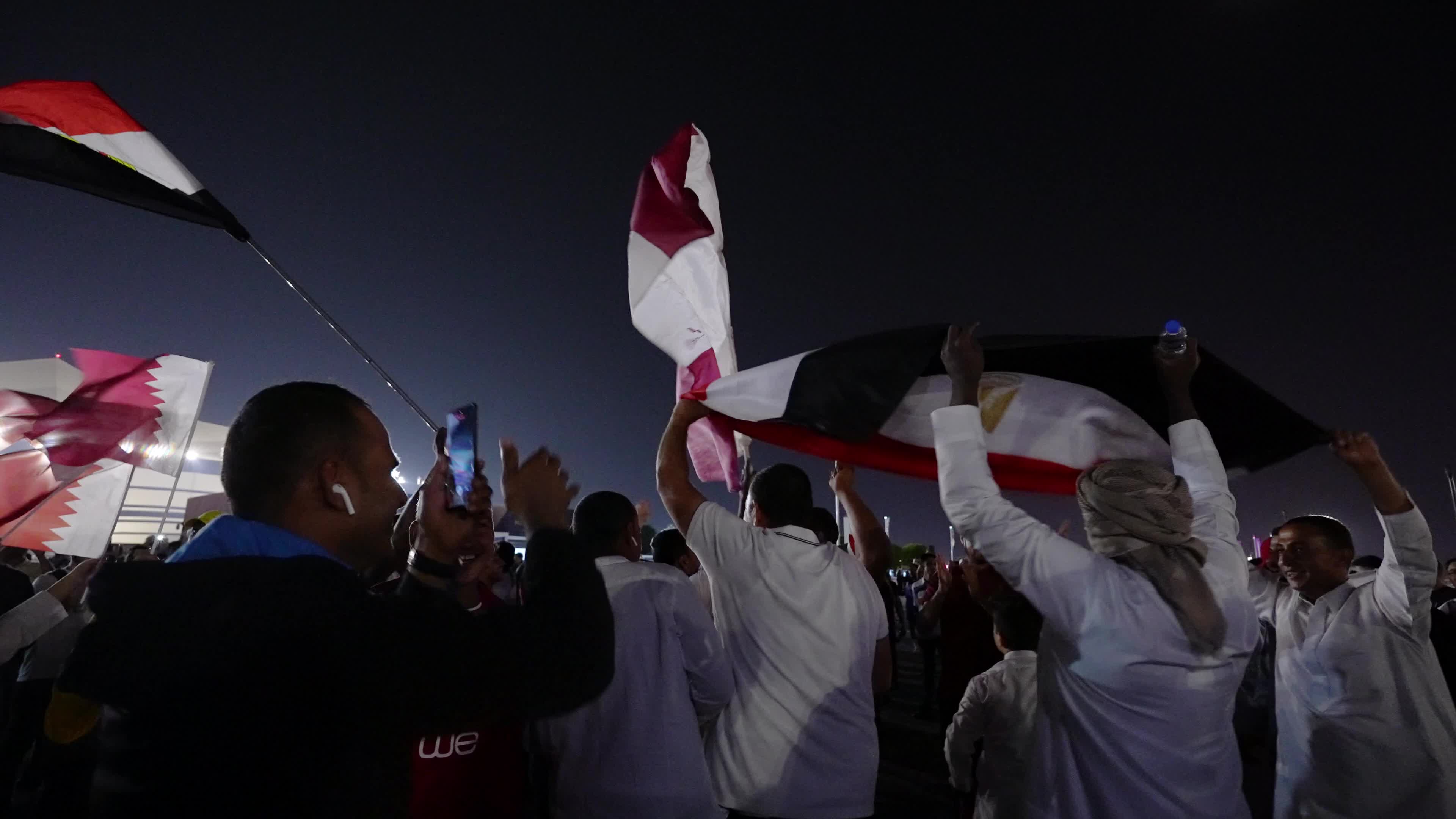 Supporters During The Opening Match Of FIFA World Cup 2022