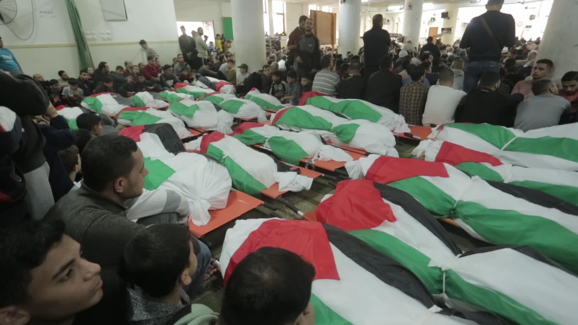At least 21 people killed in apartment fire in the Jabaliya refugee camp