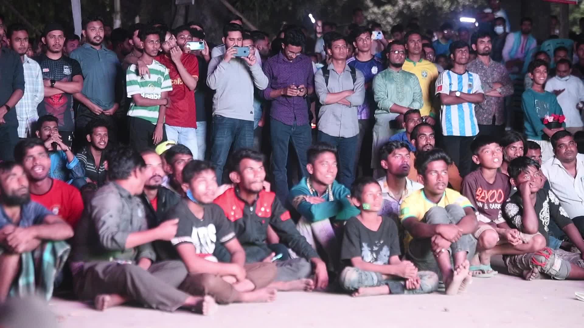 Fans Watch Opening Match of FIFA World Cup Qatar 2022
