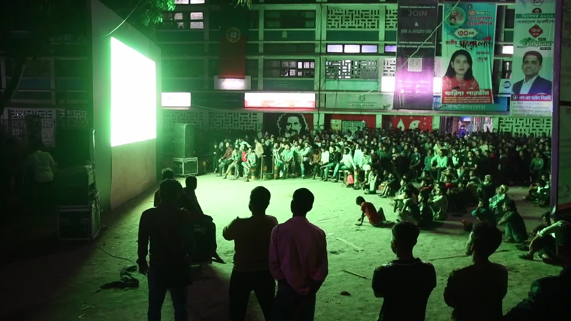 Fans Watch Opening Match of FIFA World Cup Qatar 2022