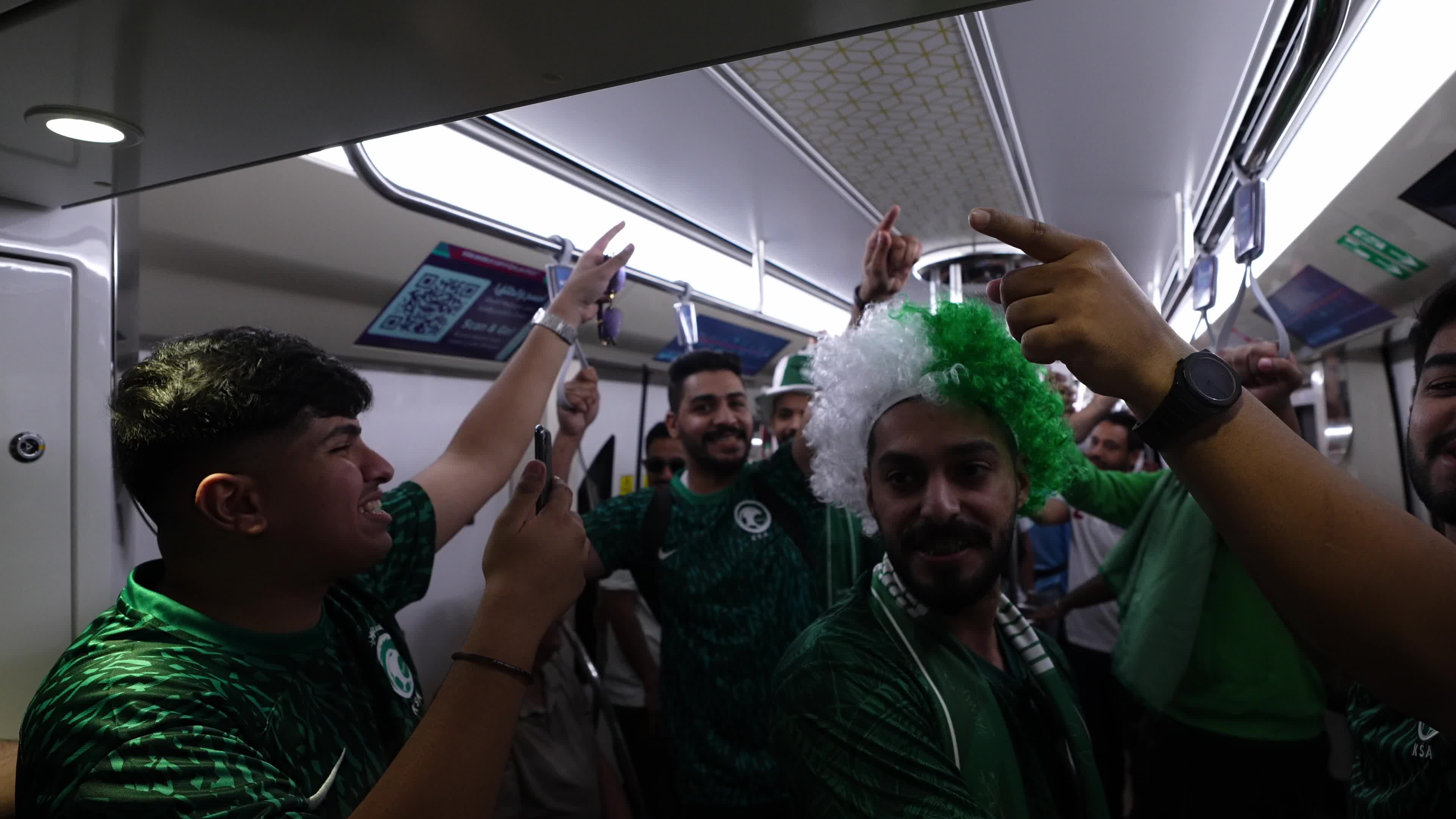 Supporters Arrive At Stadium Before The FIFA World Cup match between Argentina v Saudi Arabia