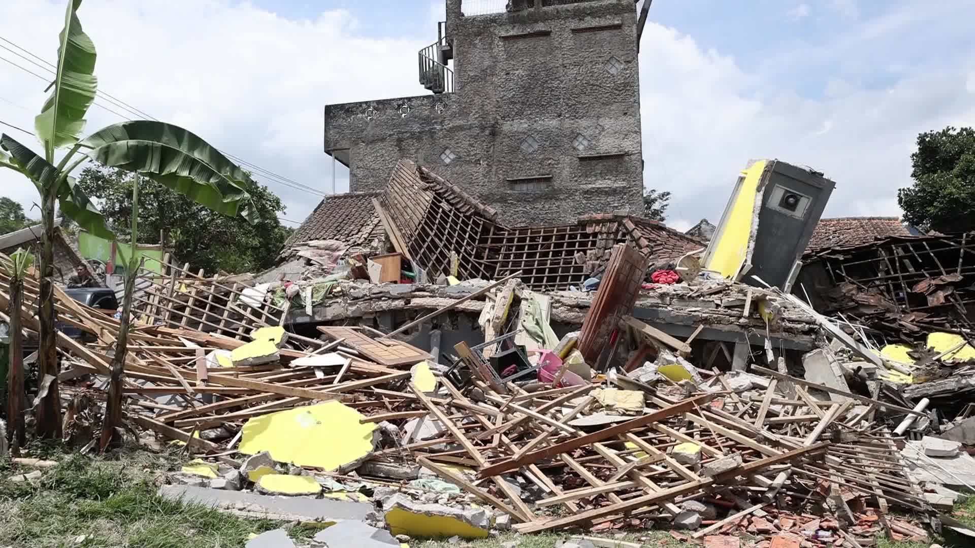Aftermath Of Cianjur Earthquake Disaster