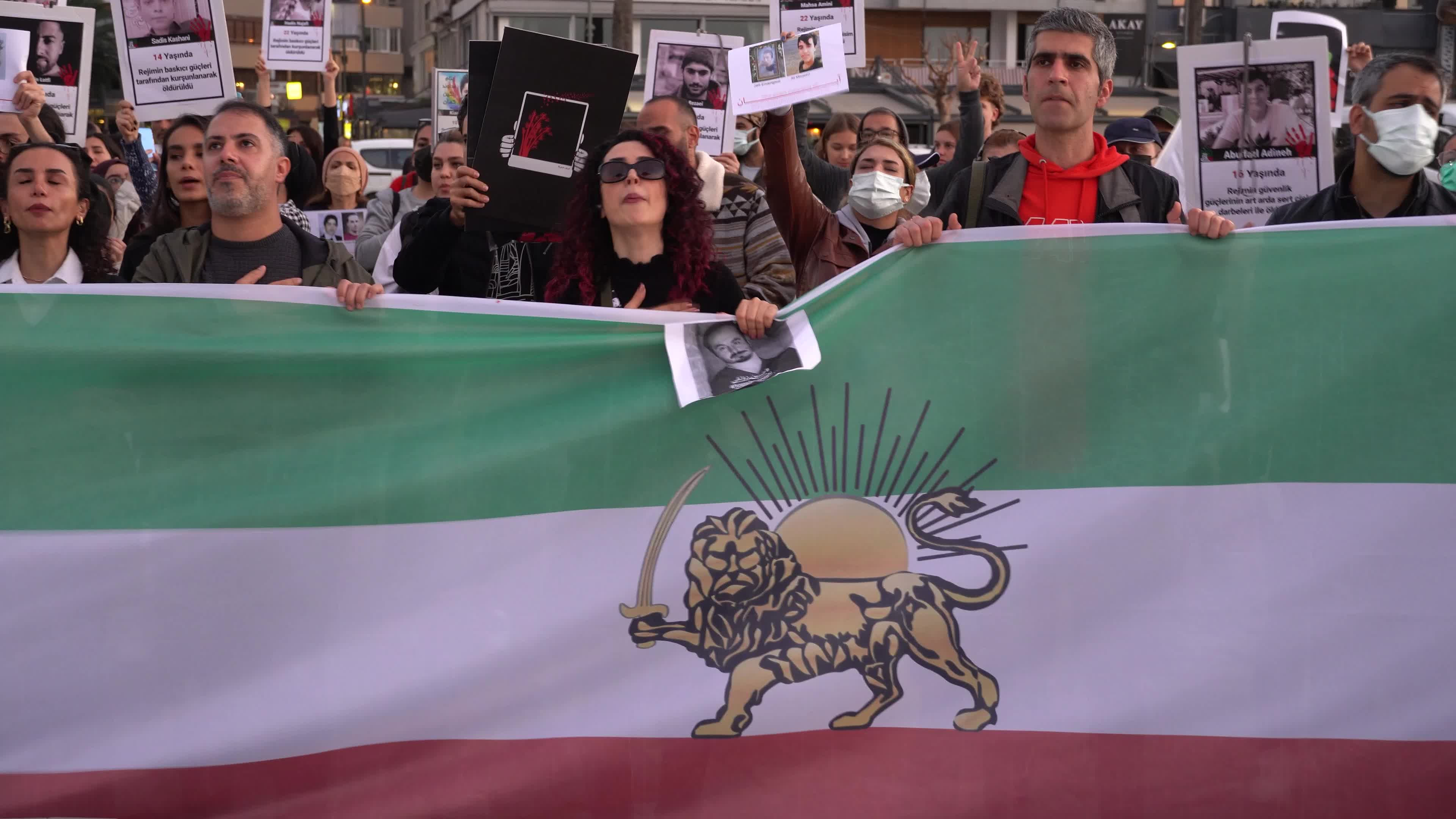 Rally for Mahsa Amini, Izmir, Turkey