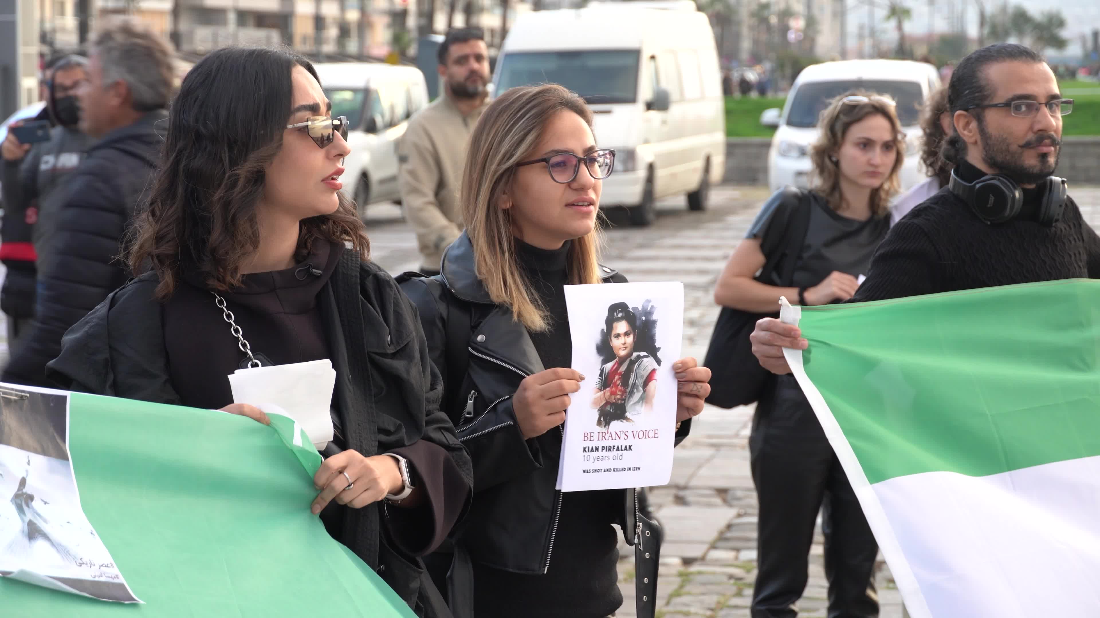 Rally for Mahsa Amini, Izmir, Turkey