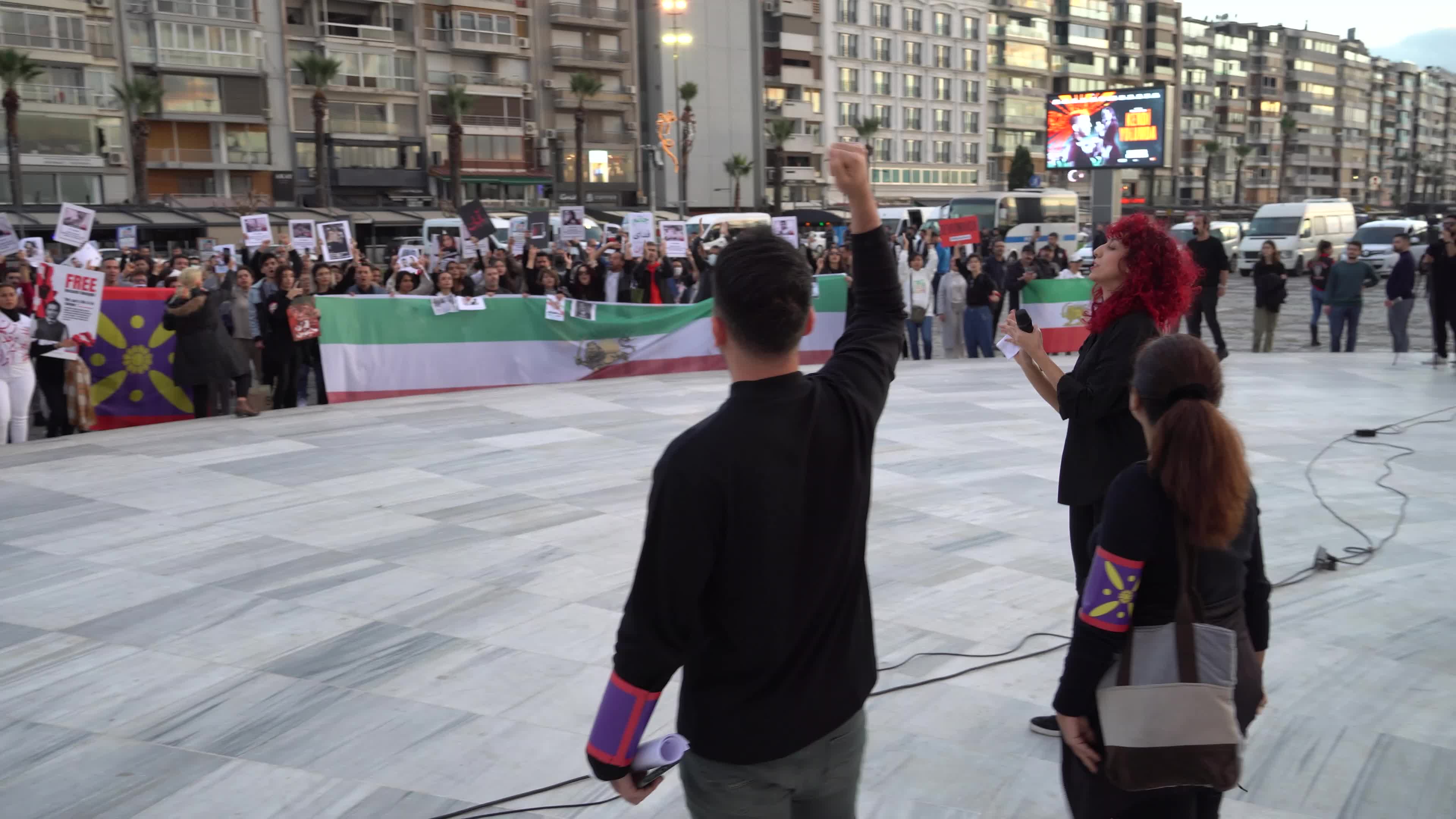 Rally for Mahsa Amini, Izmir, Turkey