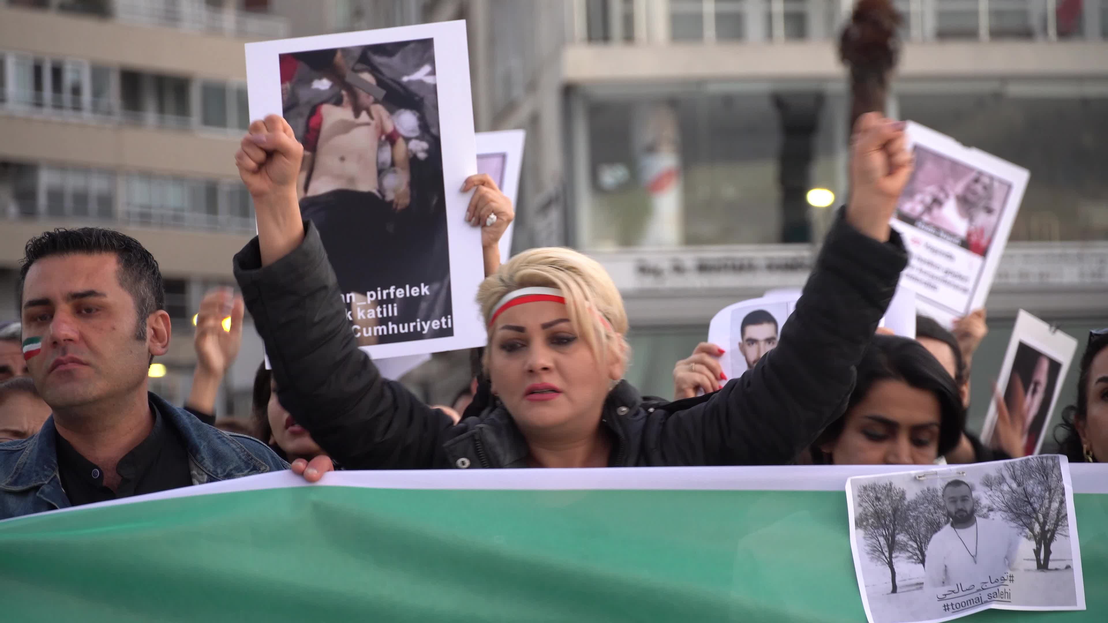 Rally for Mahsa Amini, Izmir, Turkey