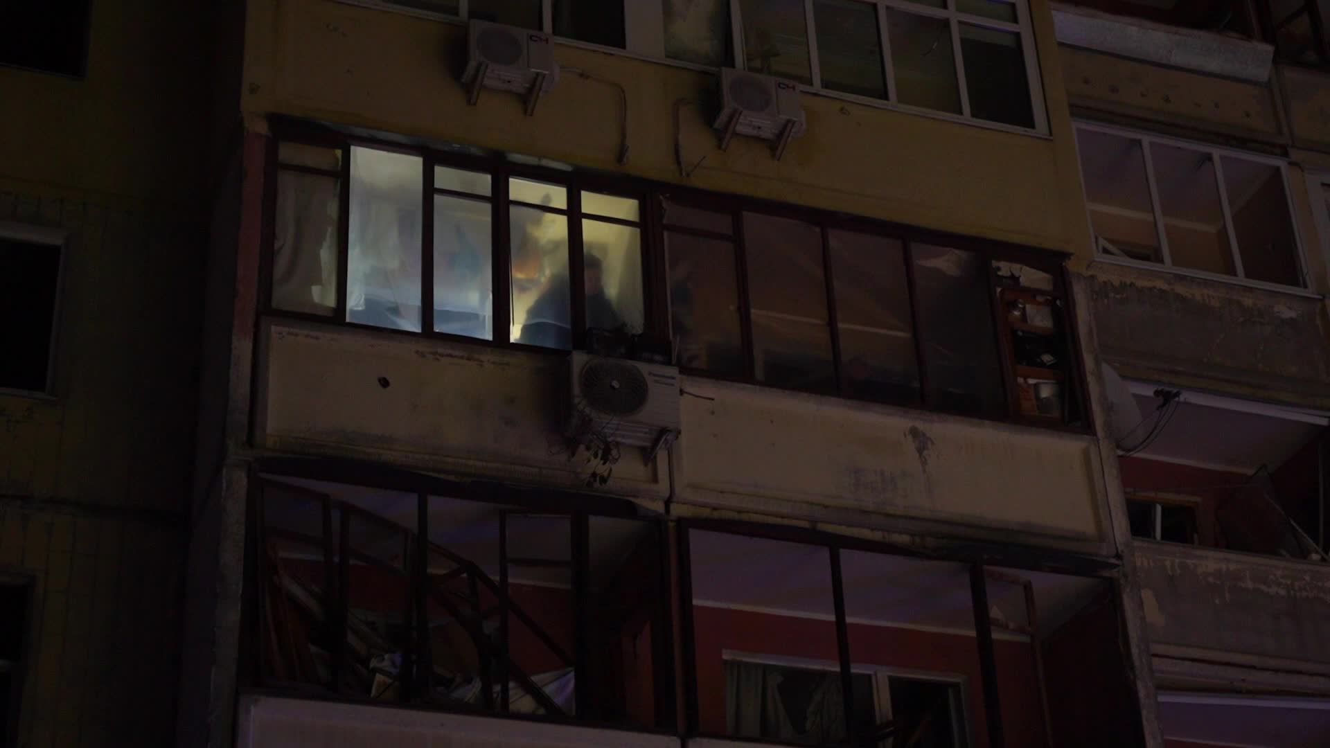 Consequences of a missile attack on Kyiv region, Ukraine