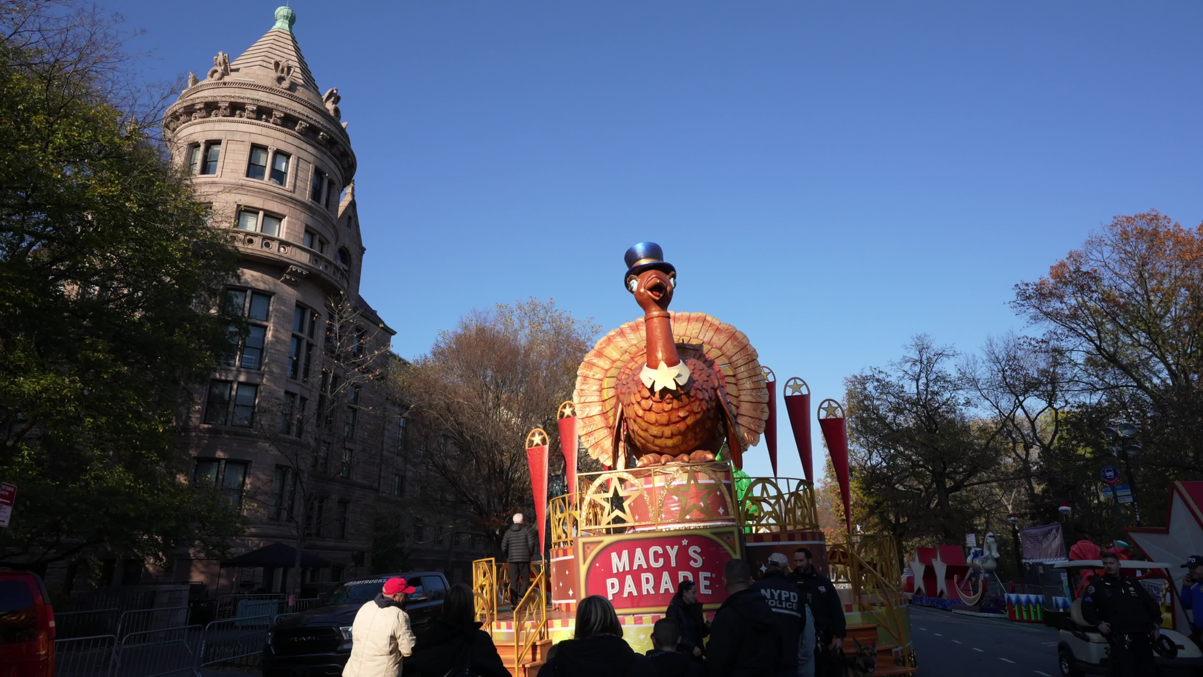 96th Macy's Thanksgiving Day Parade Balloon Inflation