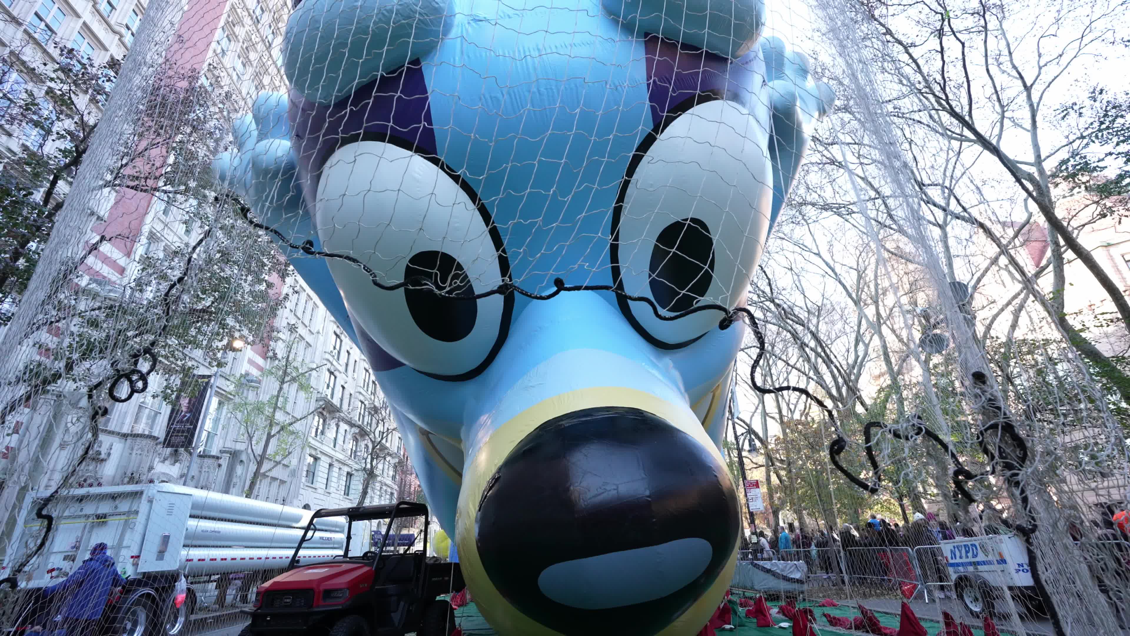96th Macy's Thanksgiving Day Parade Balloon Inflation