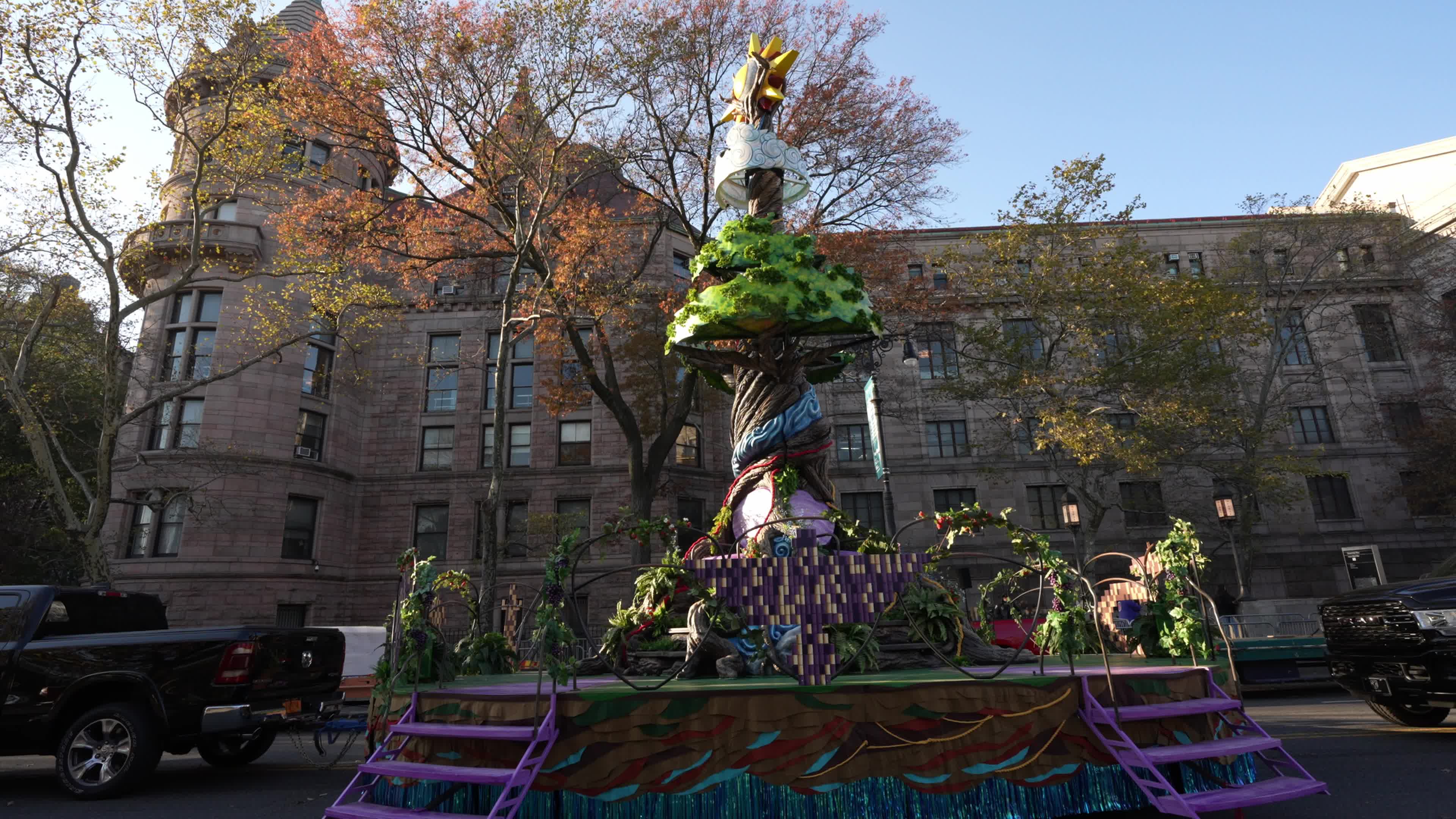 96th Macy's Thanksgiving Day Parade Balloon Inflation
