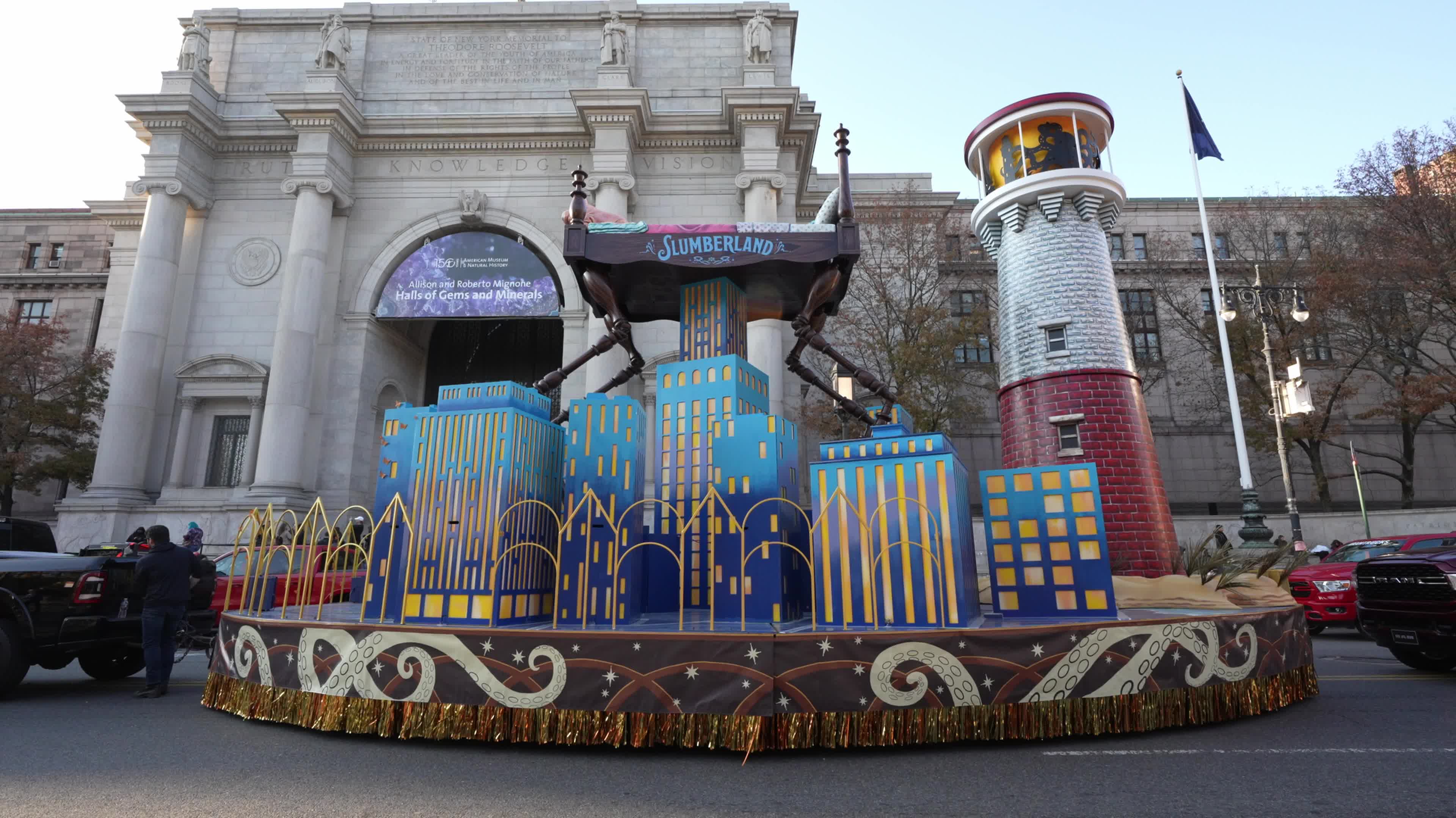 96th Macy's Thanksgiving Day Parade Balloon Inflation