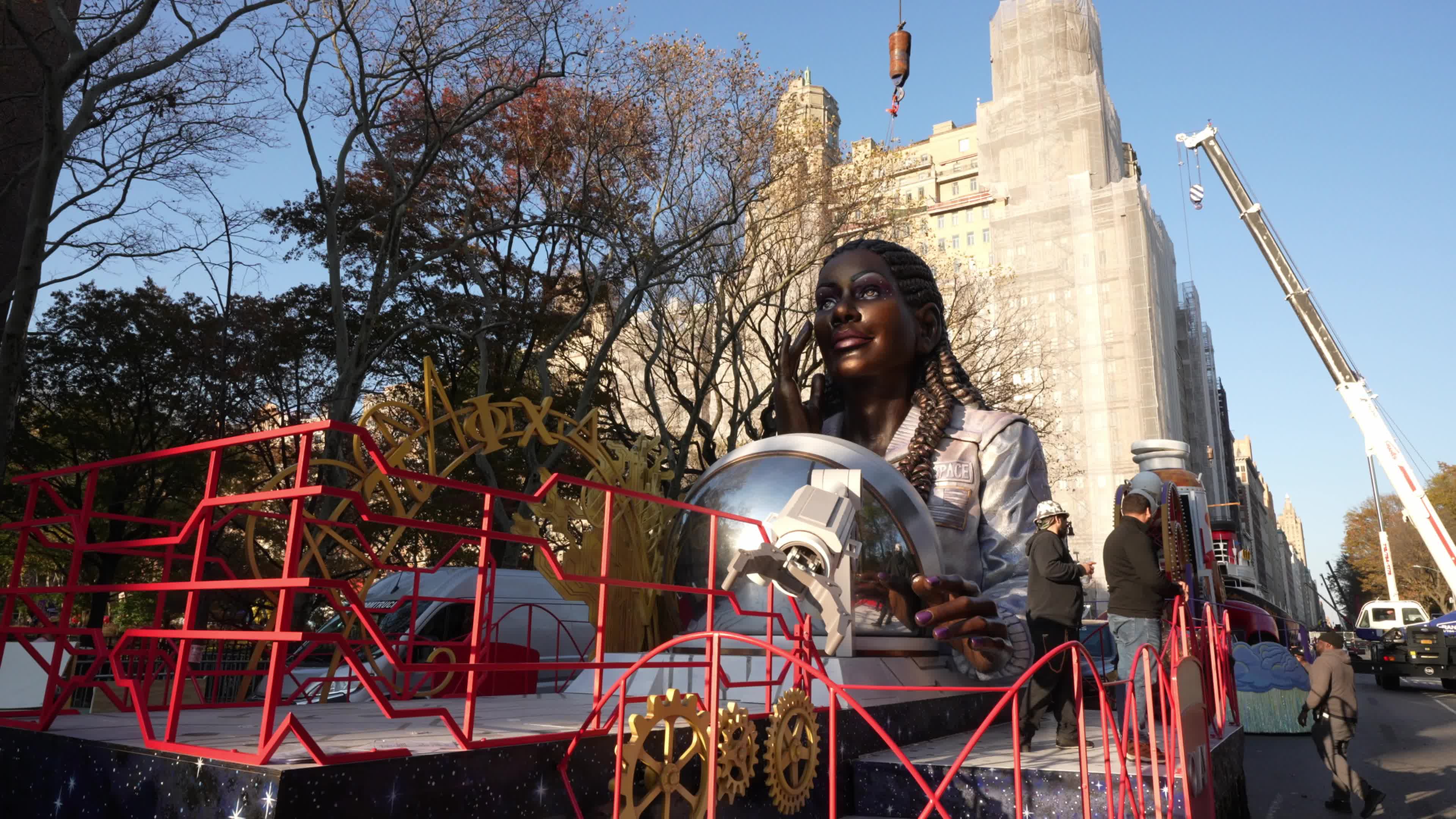 96th Macy's Thanksgiving Day Parade Balloon Inflation