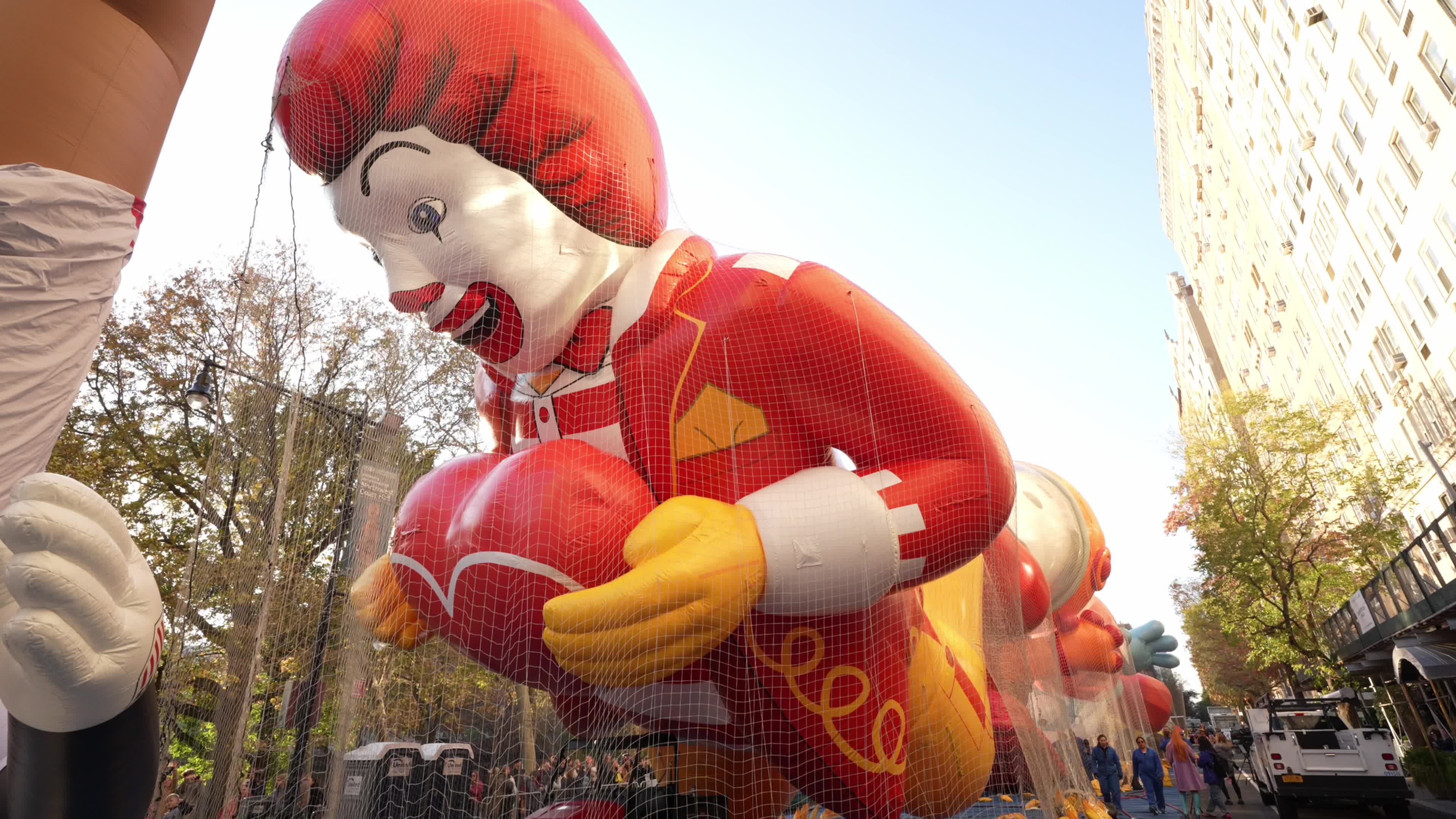 96th Macy's Thanksgiving Day Parade Balloon Inflation