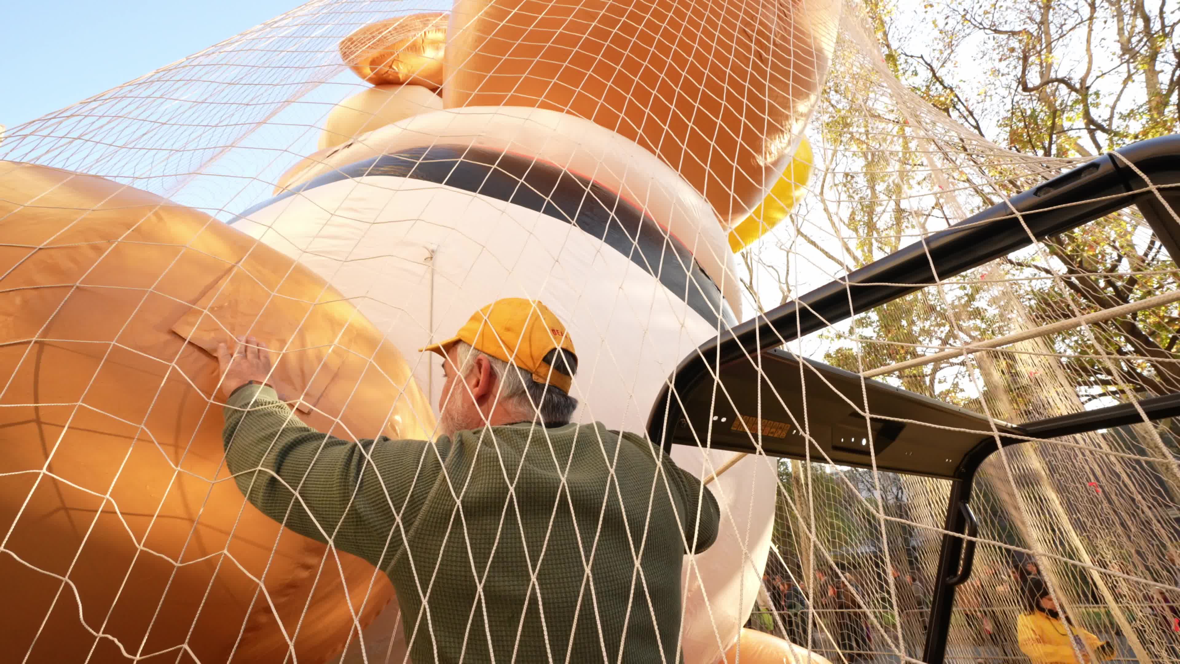 96th Macy's Thanksgiving Day Parade Balloon Inflation