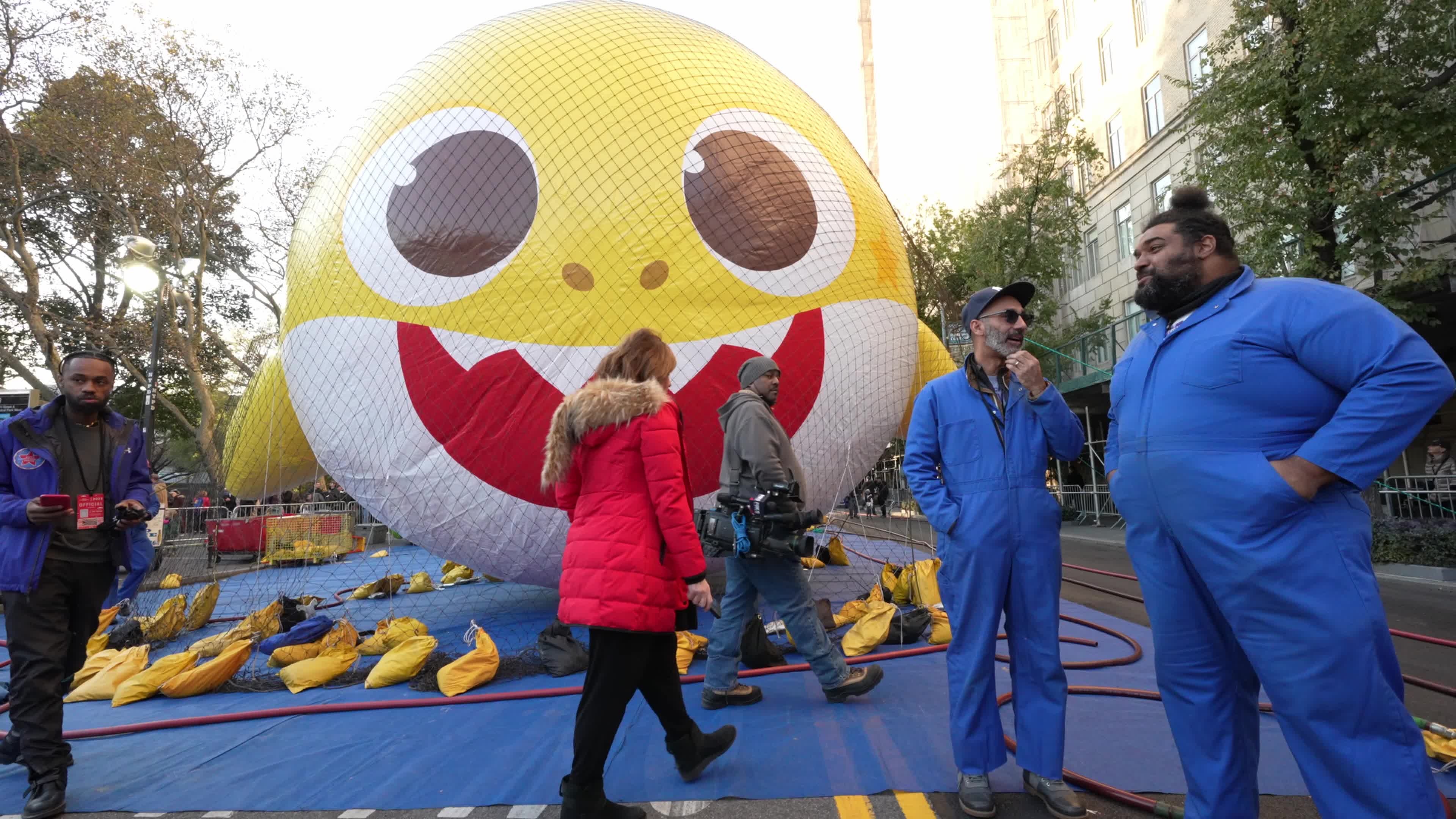 96th Macy's Thanksgiving Day Parade Balloon Inflation