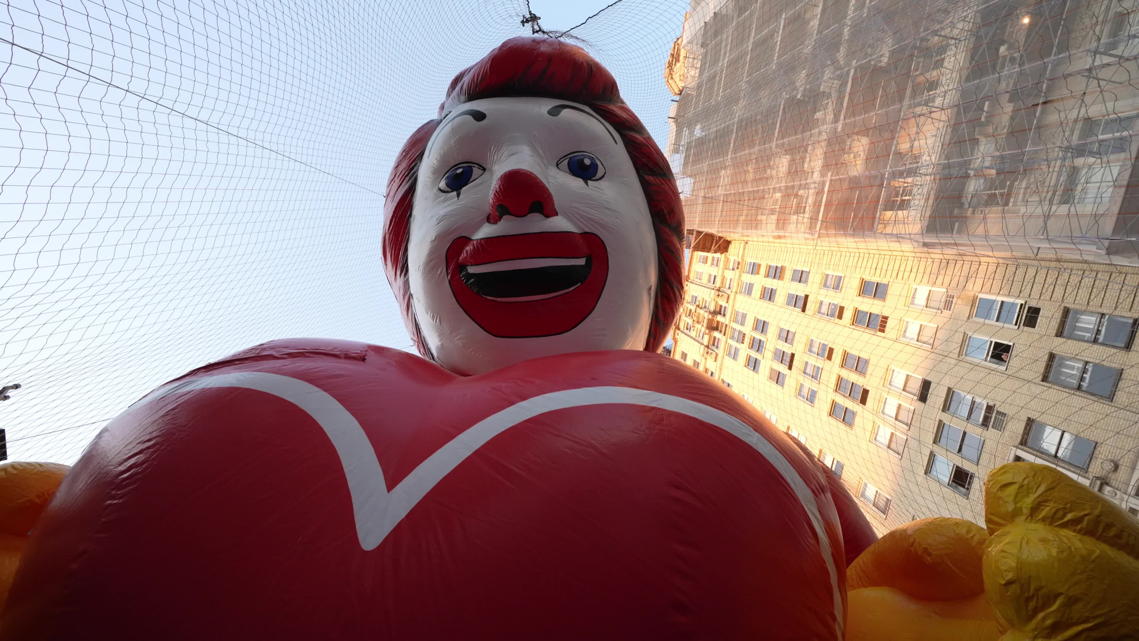 96th Macy's Thanksgiving Day Parade Balloon Inflation