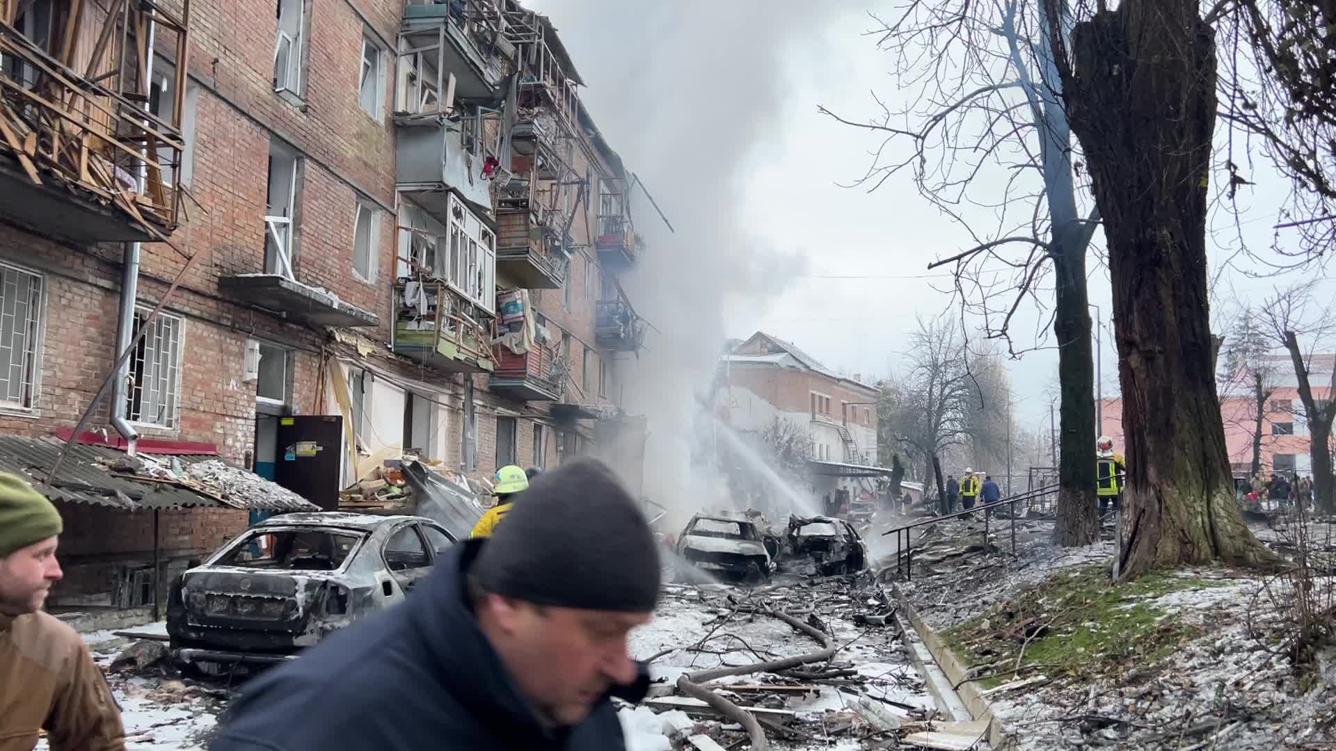 Russian Missile Attack In Kyiv, Ukraine