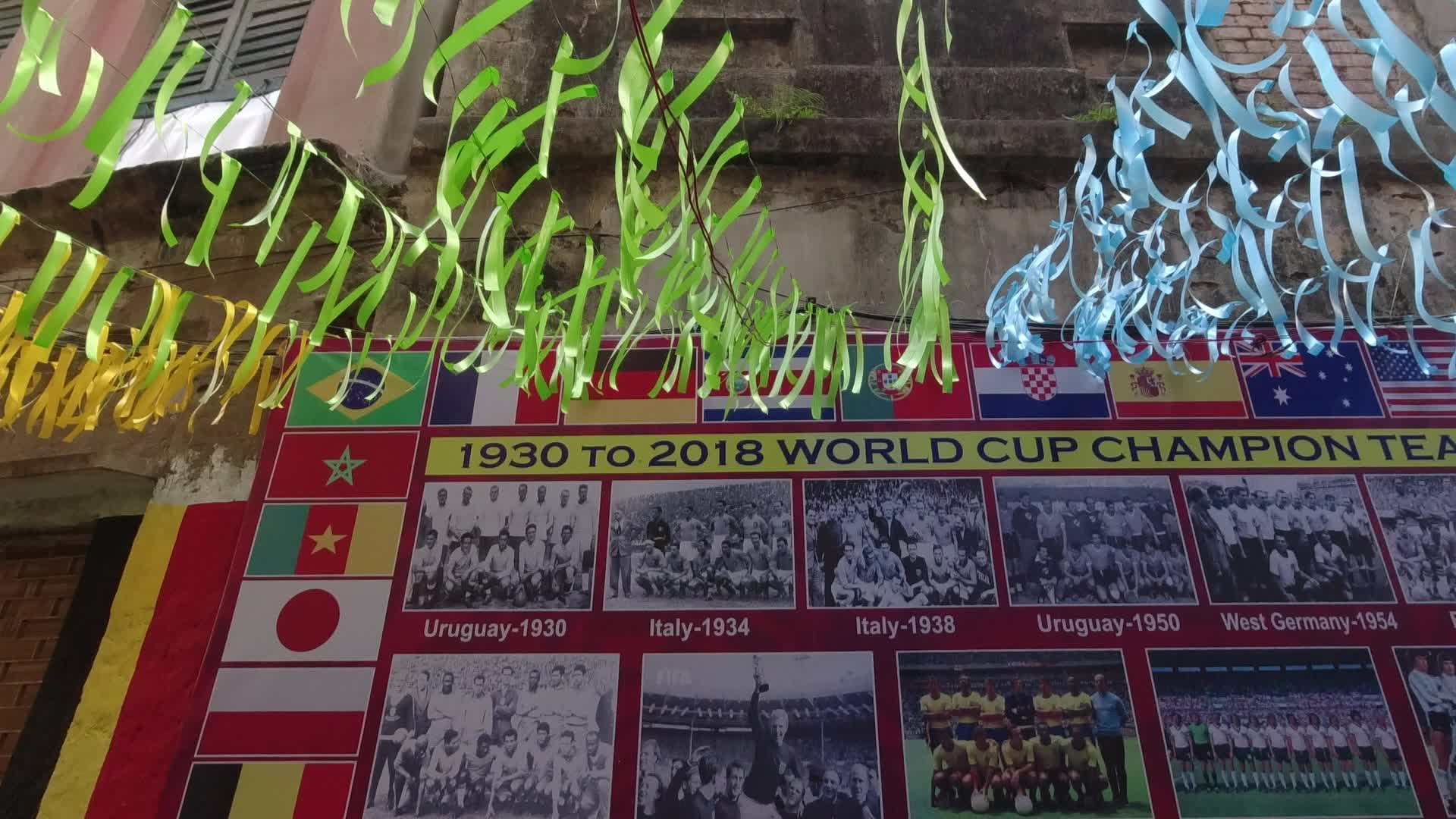 Celebration of FIFA World Cup 2022 in India.