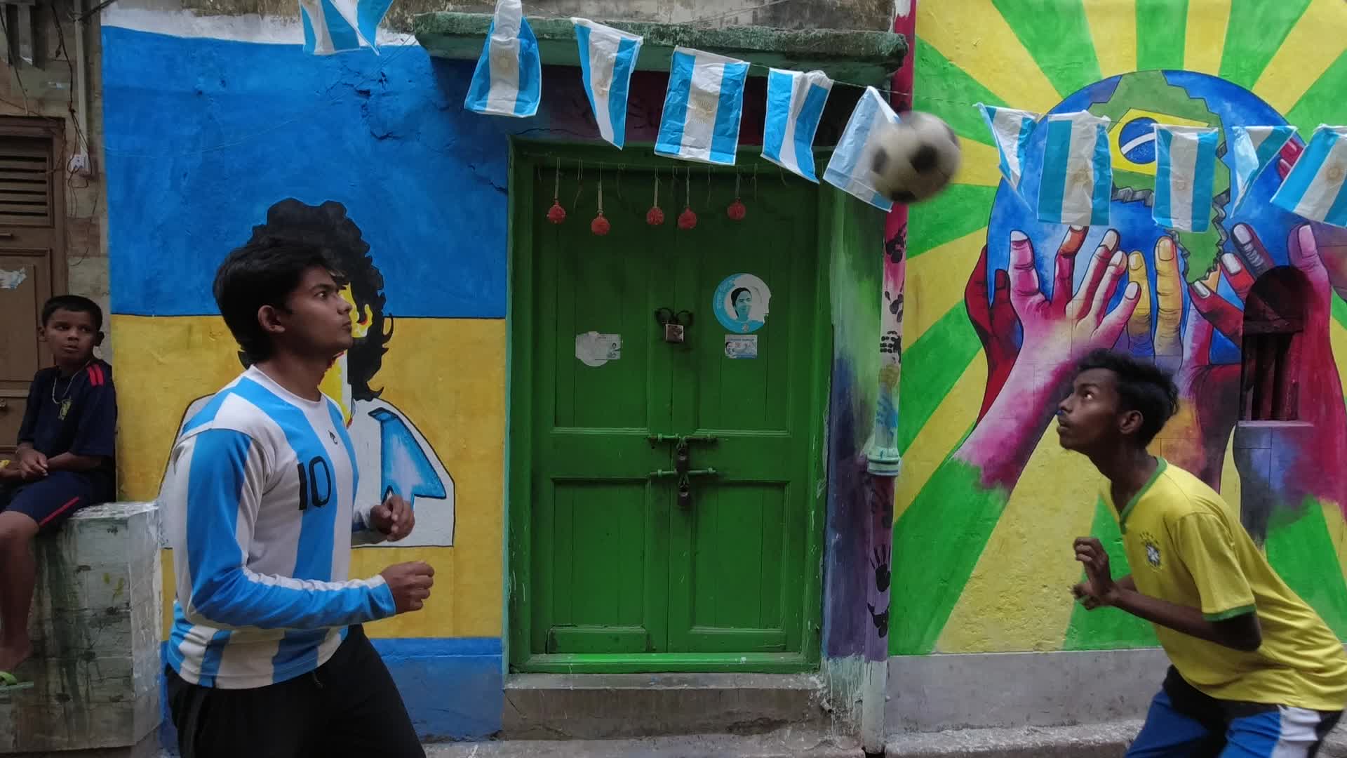 Celebration of FIFA World Cup 2022 in India.
