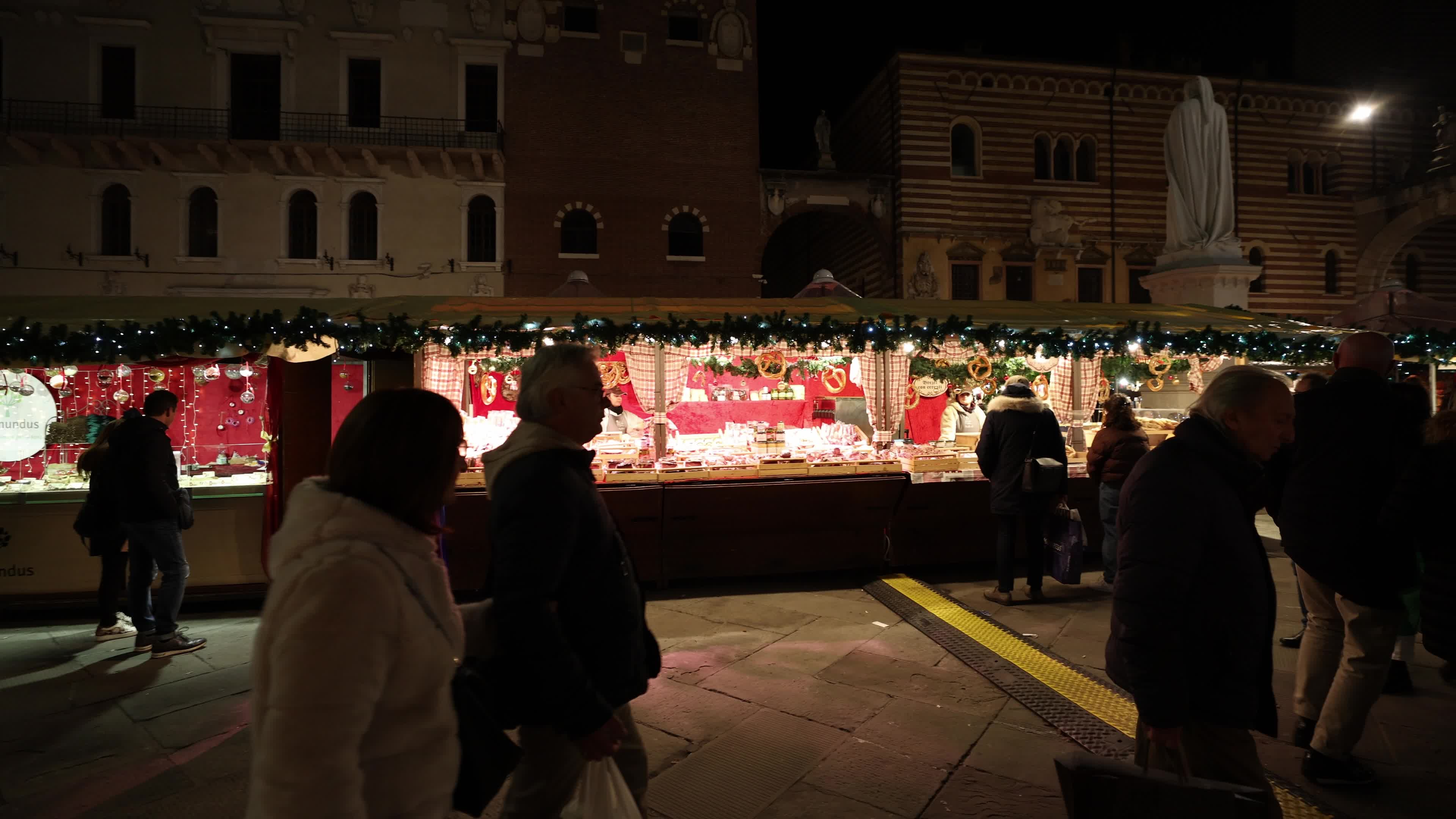 Christmas Market In Verona, Italy