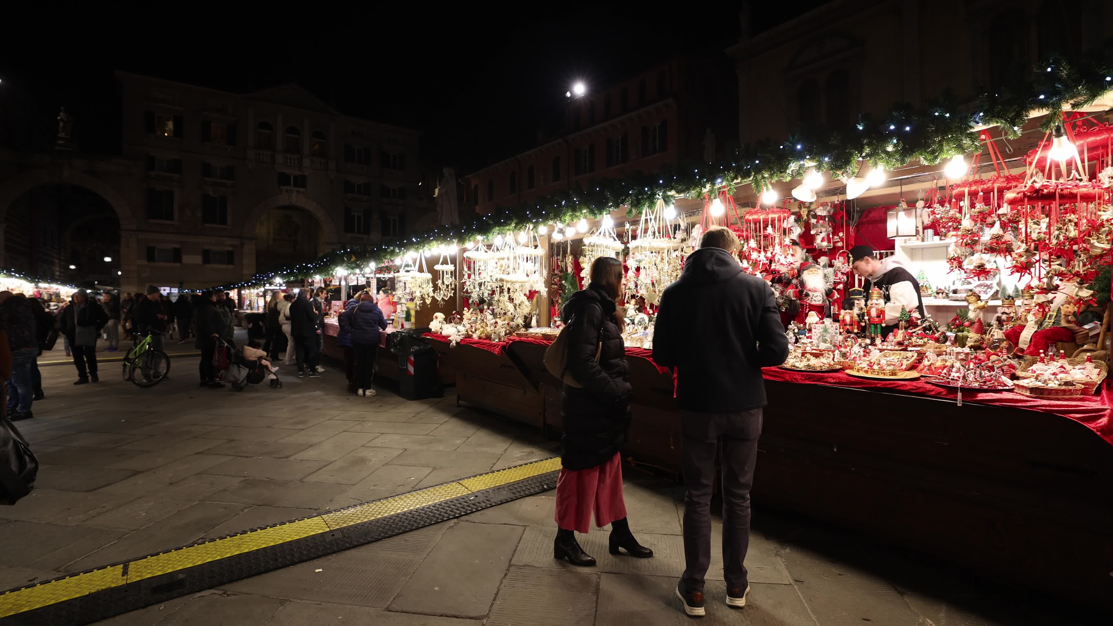 Christmas Market In Verona, Italy