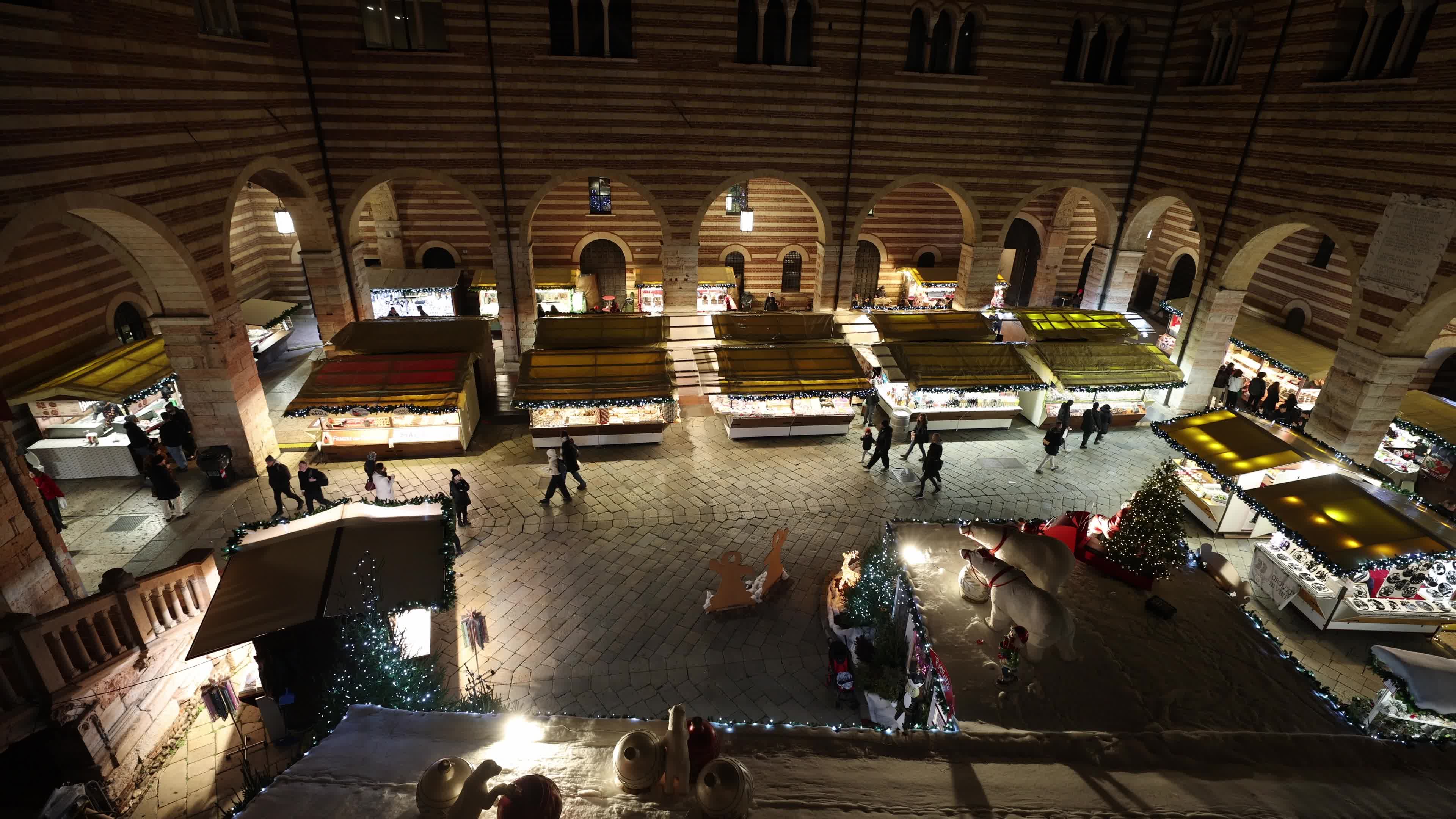 Christmas Market In Verona, Italy