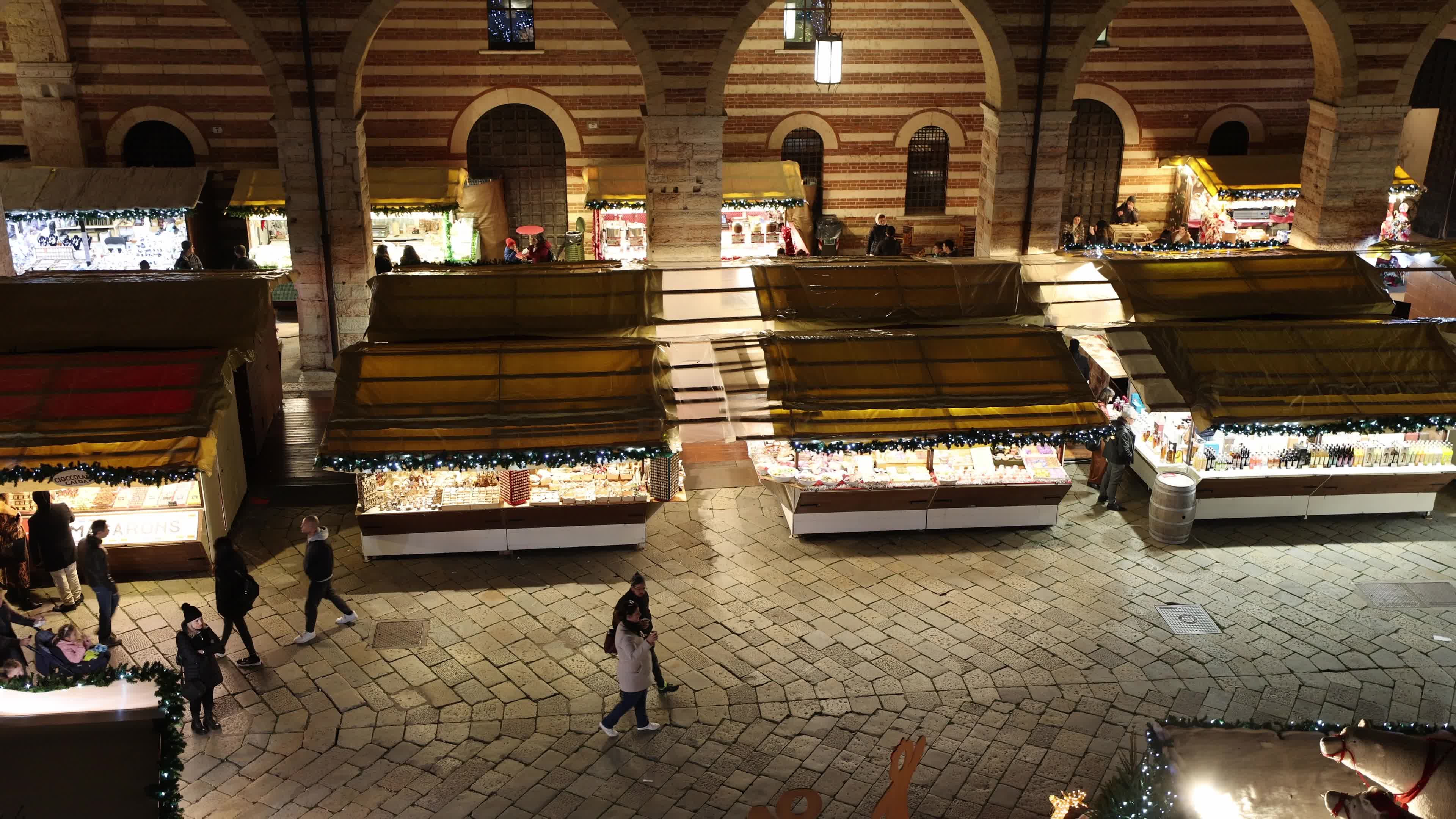 Christmas Market In Verona, Italy