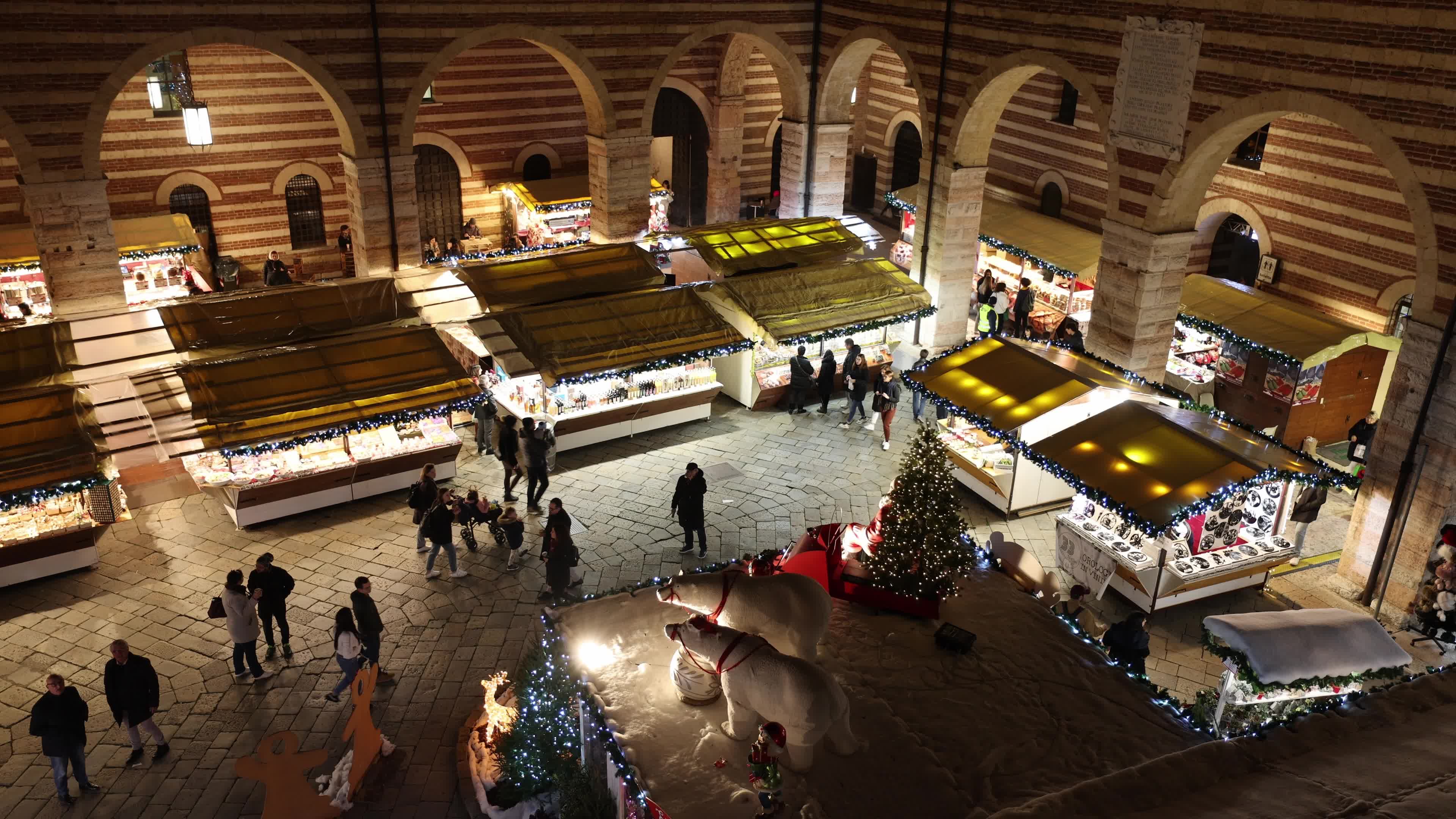 Christmas Market In Verona, Italy
