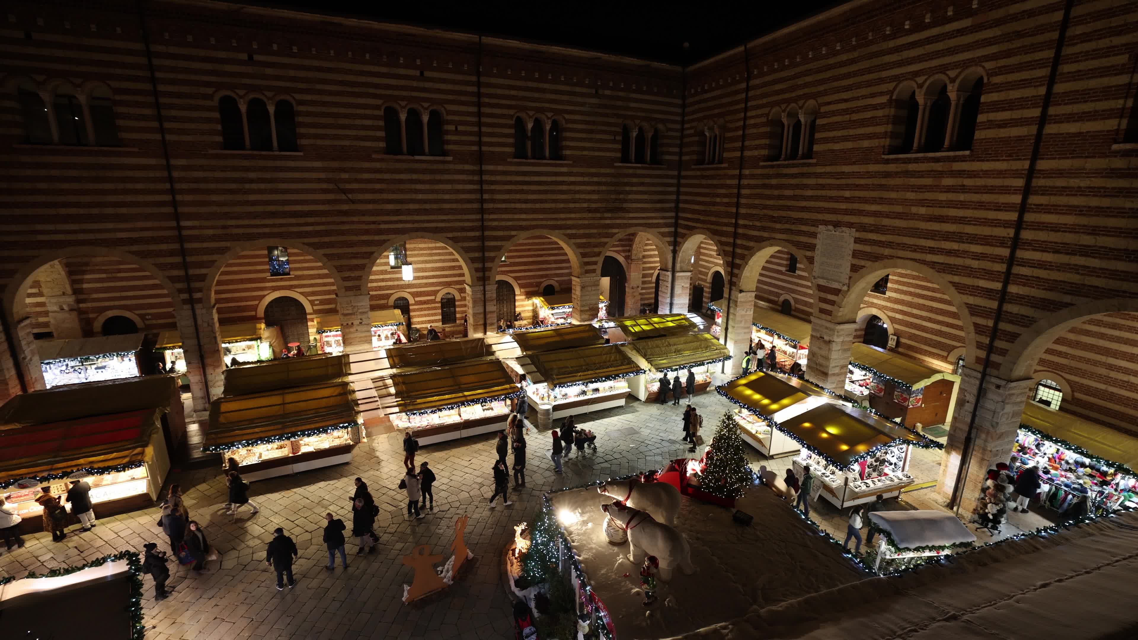 Christmas Market In Verona, Italy