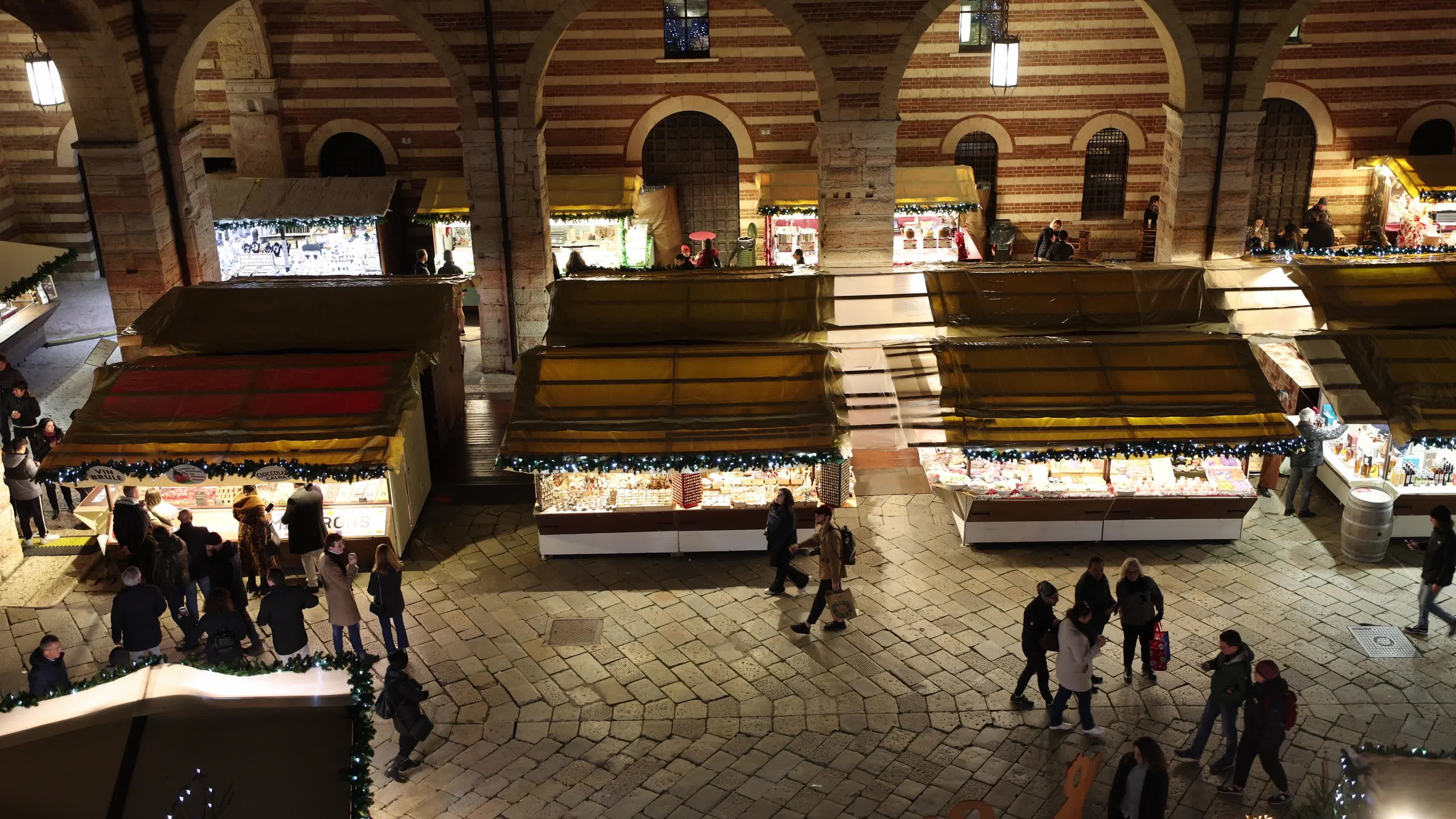 Christmas Market In Verona, Italy