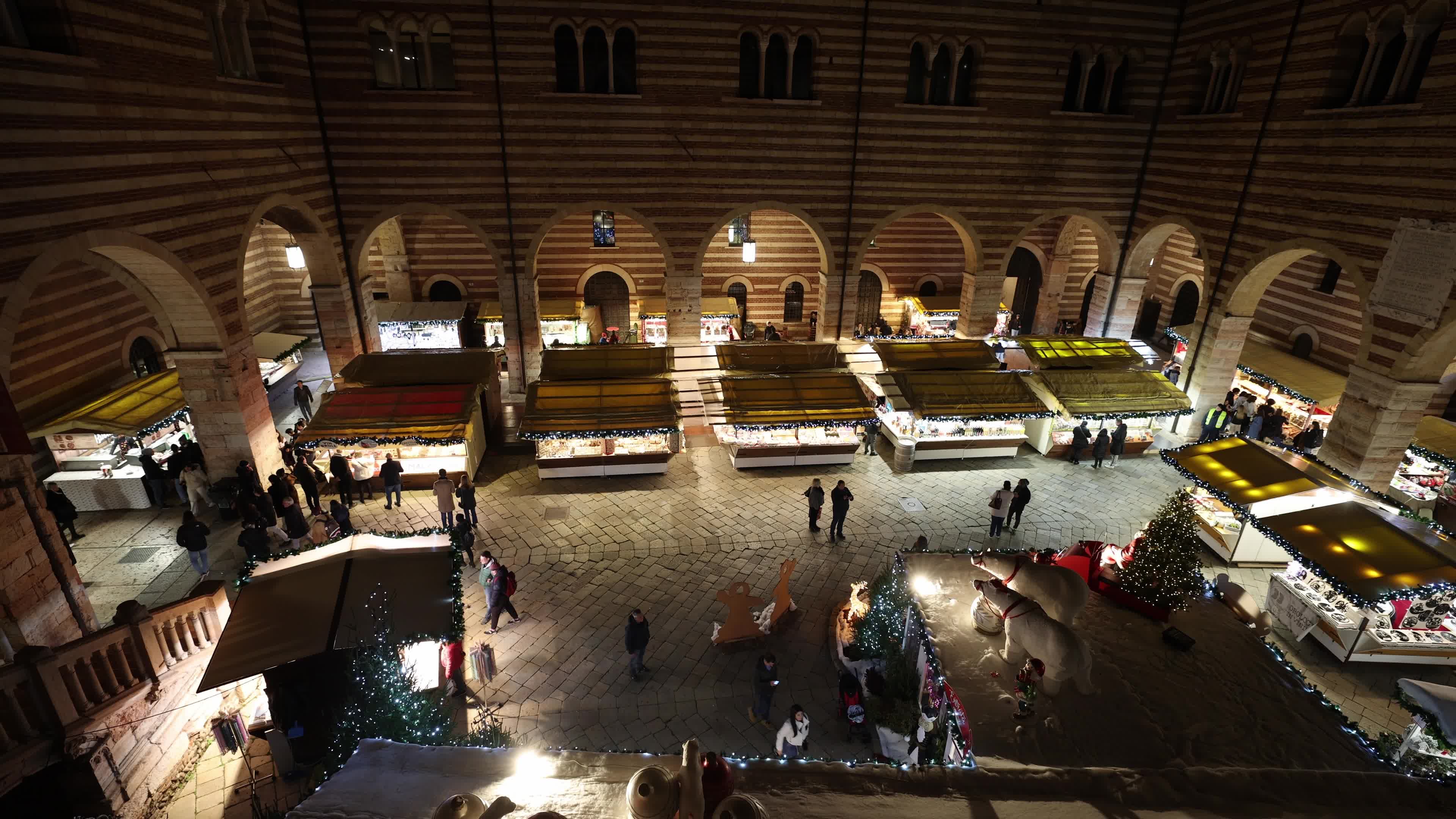 Christmas Market In Verona, Italy
