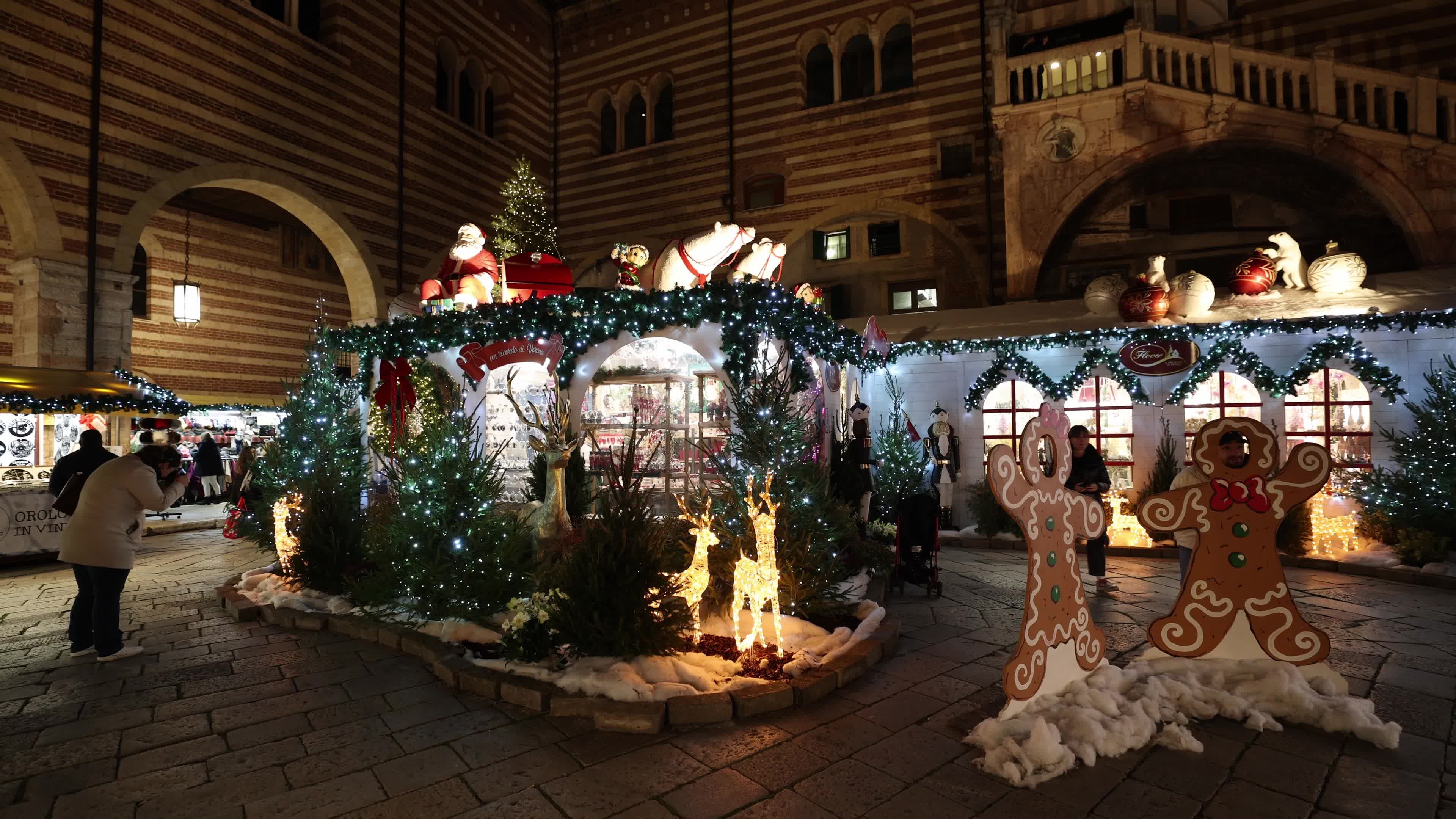 Christmas Market In Verona, Italy