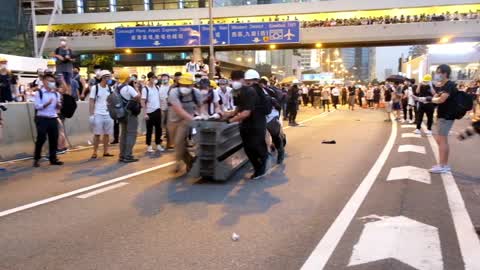 Clashes in Hong Kong After Vast Protest Against Extradition Law
