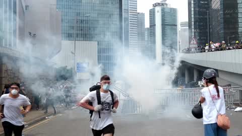 Clashes in Hong Kong After Vast Protest Against Extradition Law