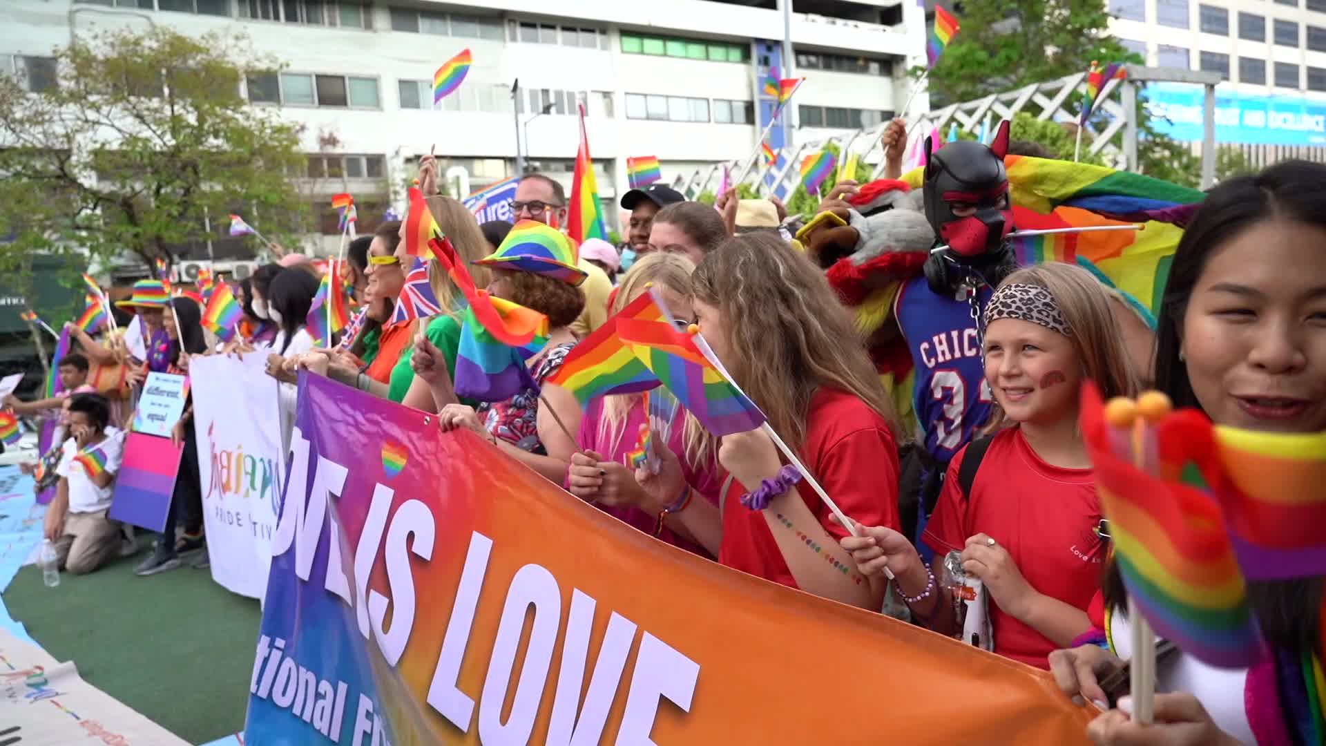 LGBT Thailand Pride Parade Festival.