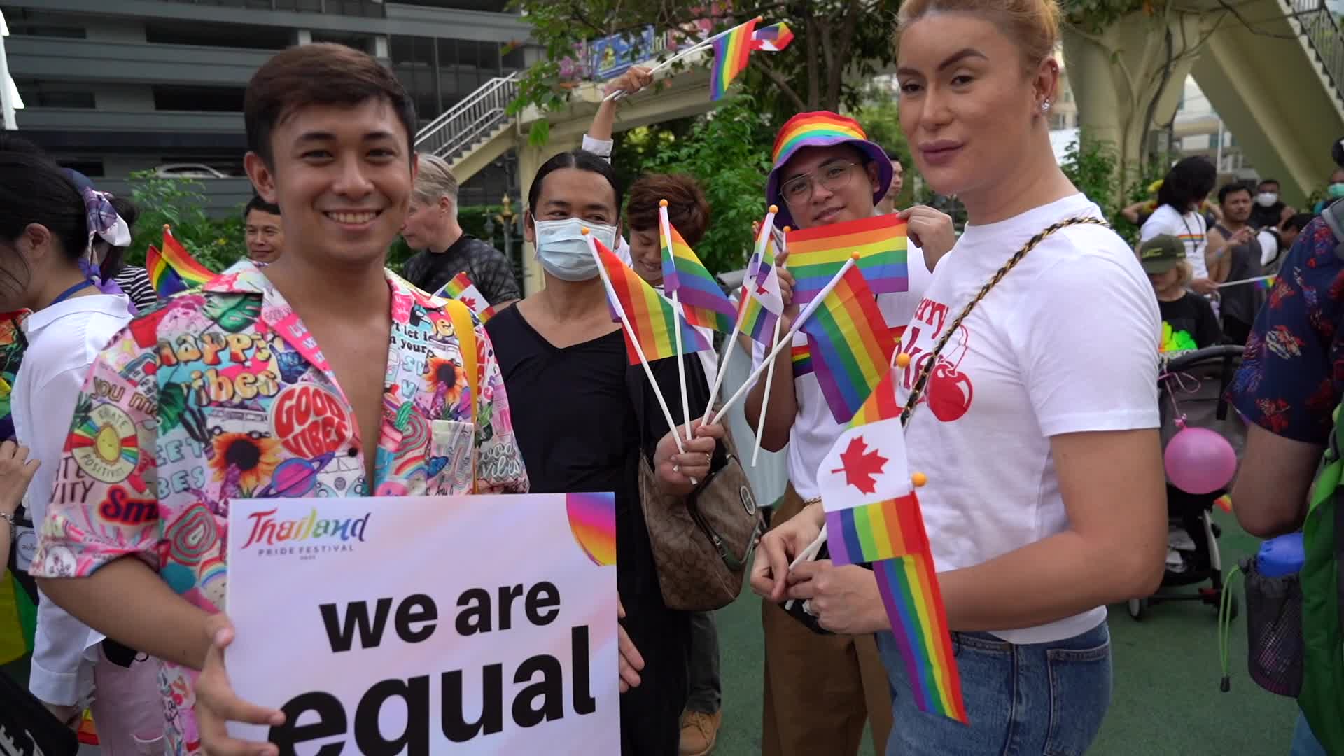 LGBT Thailand Pride Parade Festival.