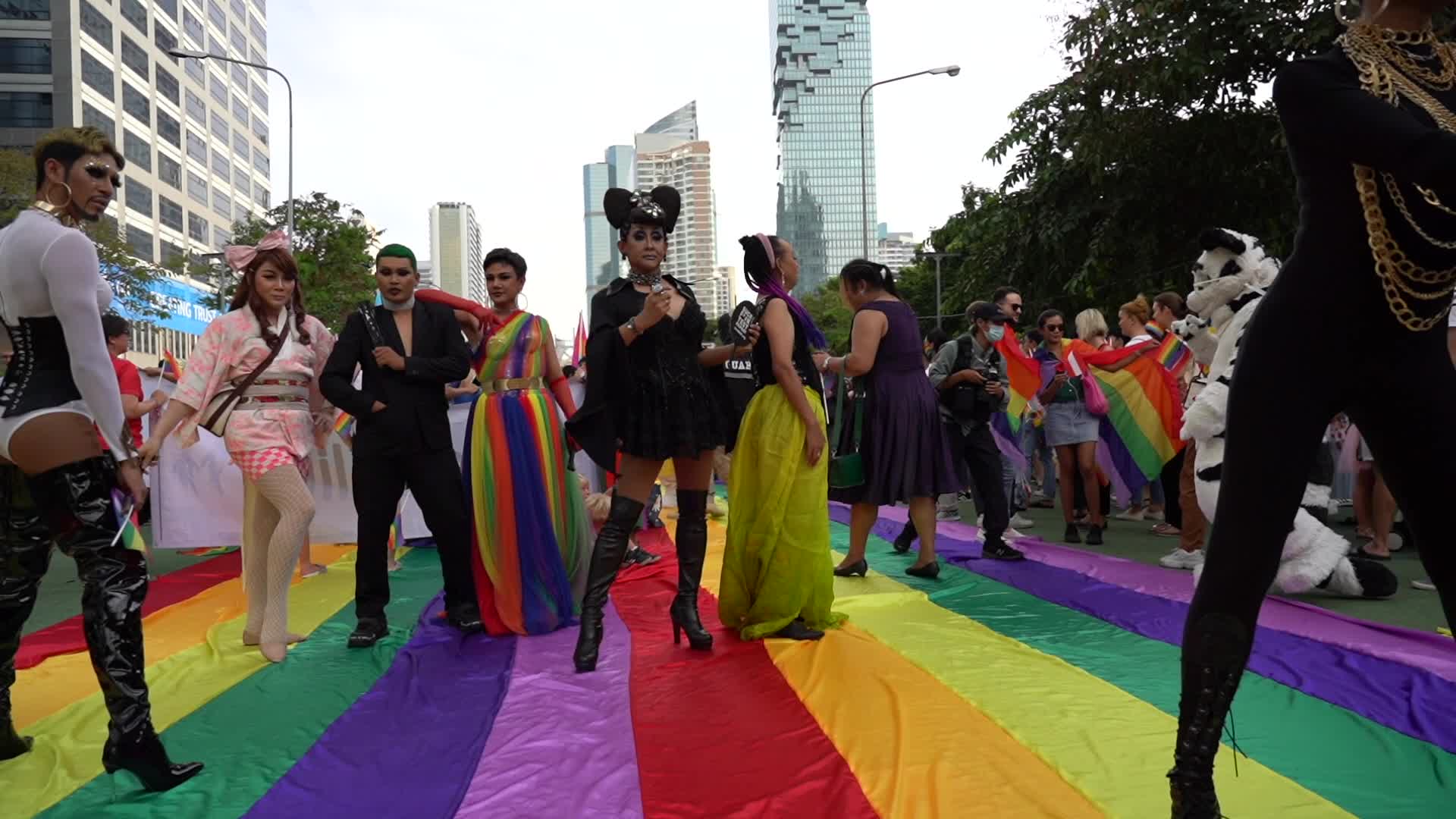 LGBT Thailand Pride Parade Festival.