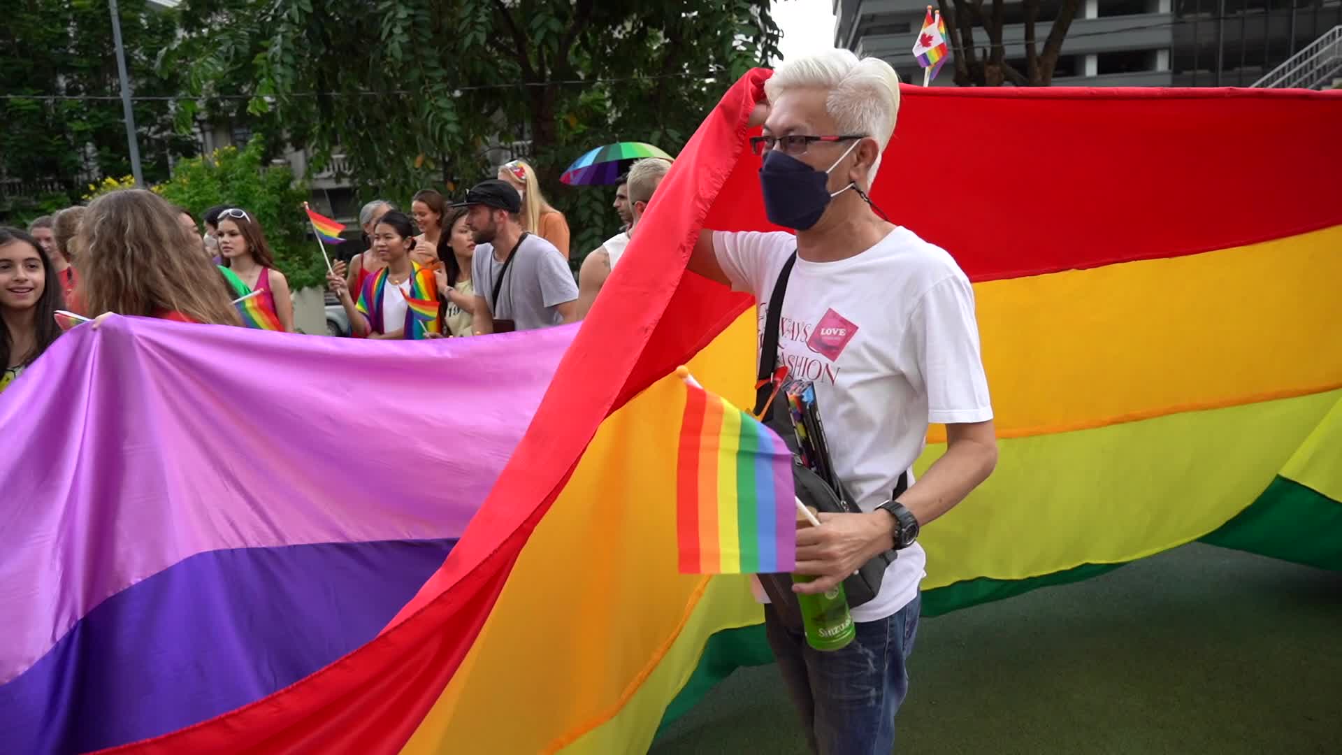 LGBT Thailand Pride Parade Festival.
