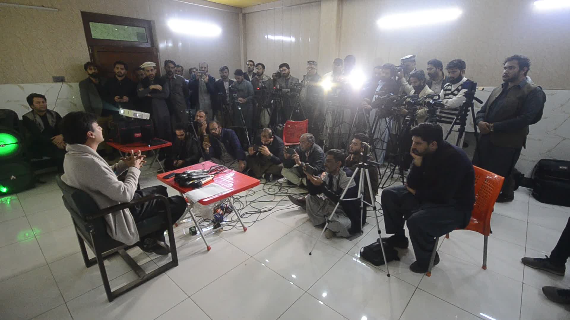 PTI ladder Murad Saeed important press conference in Peshawar