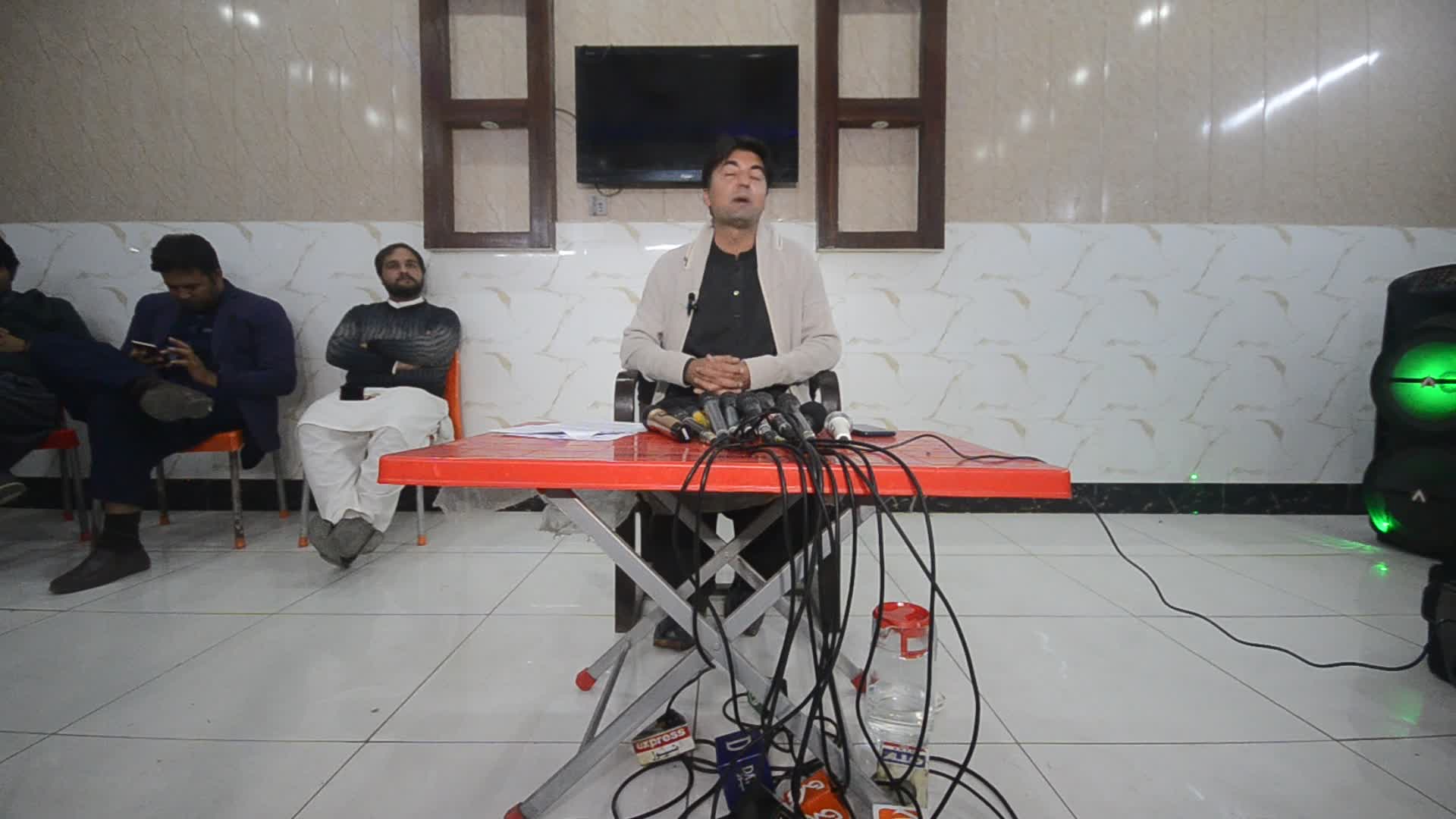 PTI ladder Murad Saeed important press conference in Peshawar