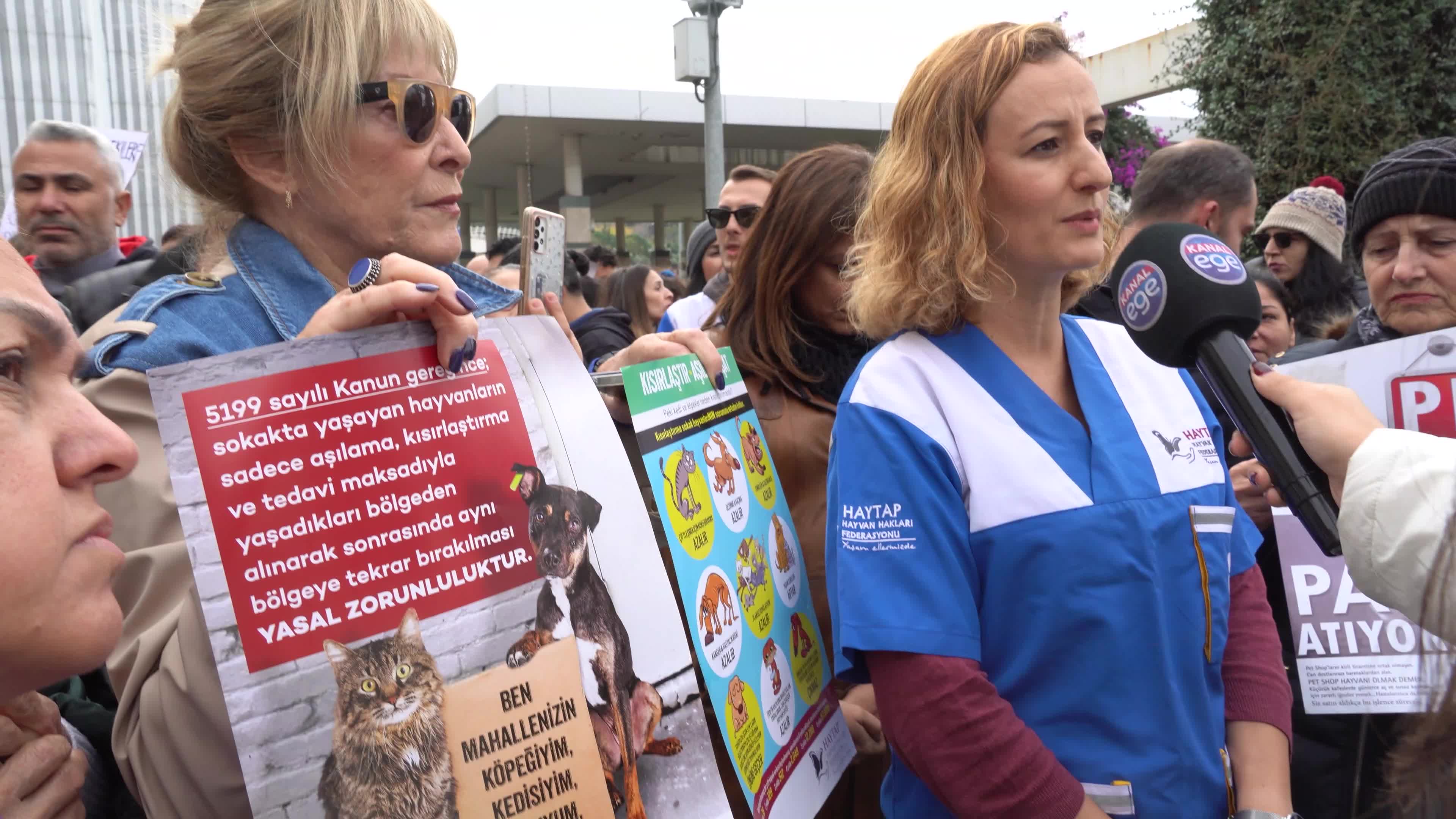 Animal welfare protest, Izmir, Turkey 