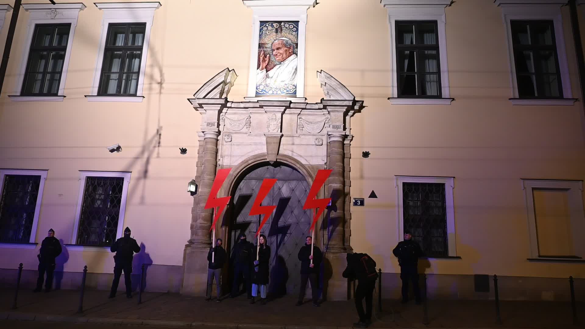 Women's Rights Protest Held In Krakow