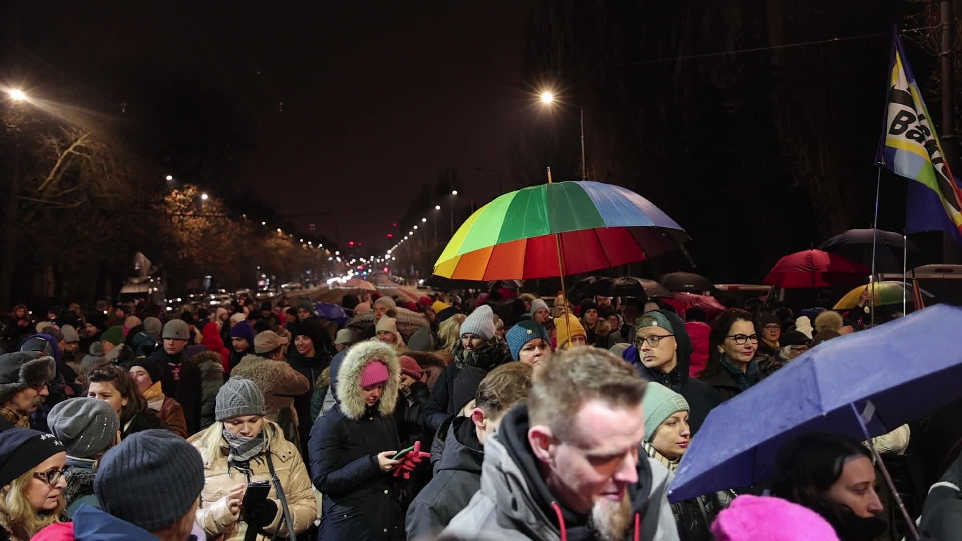 Pro Abortion Rally in Warsaw