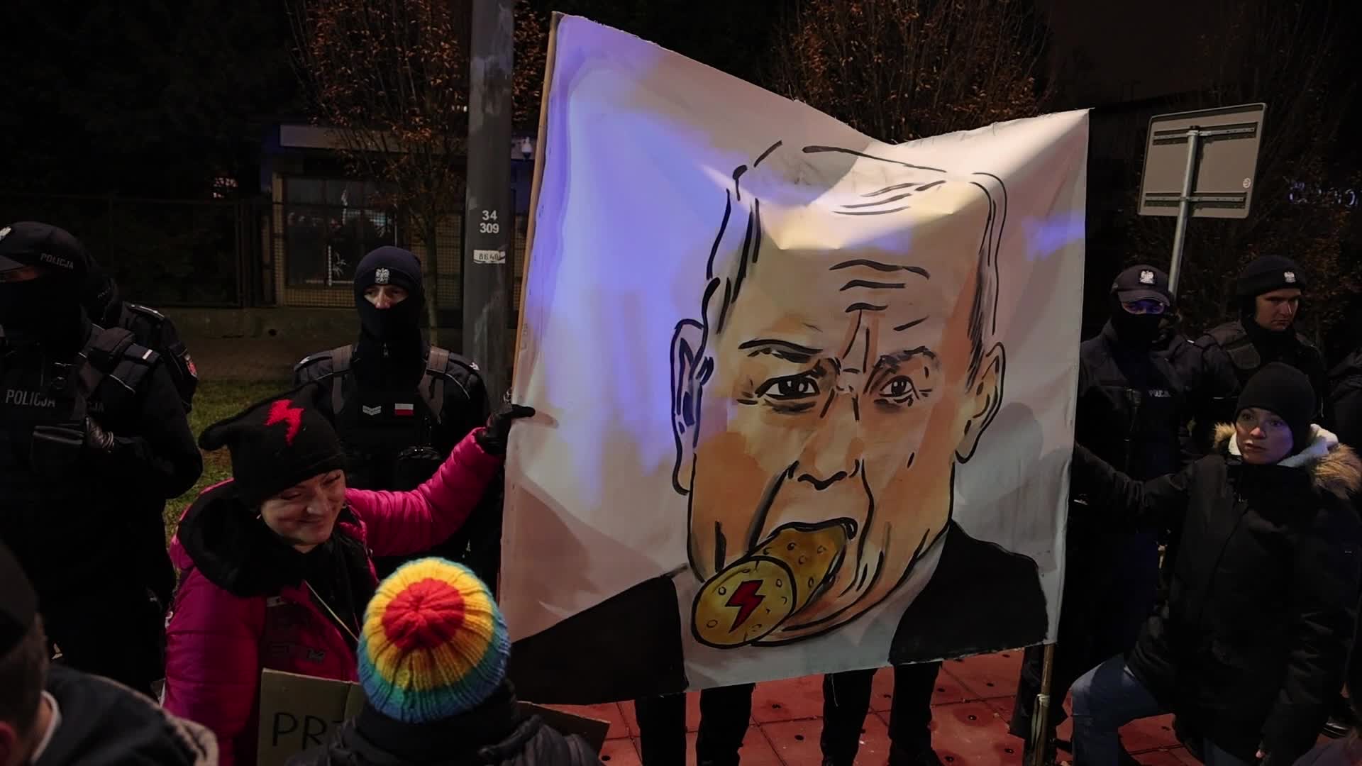 Pro Abortion Rally in Warsaw